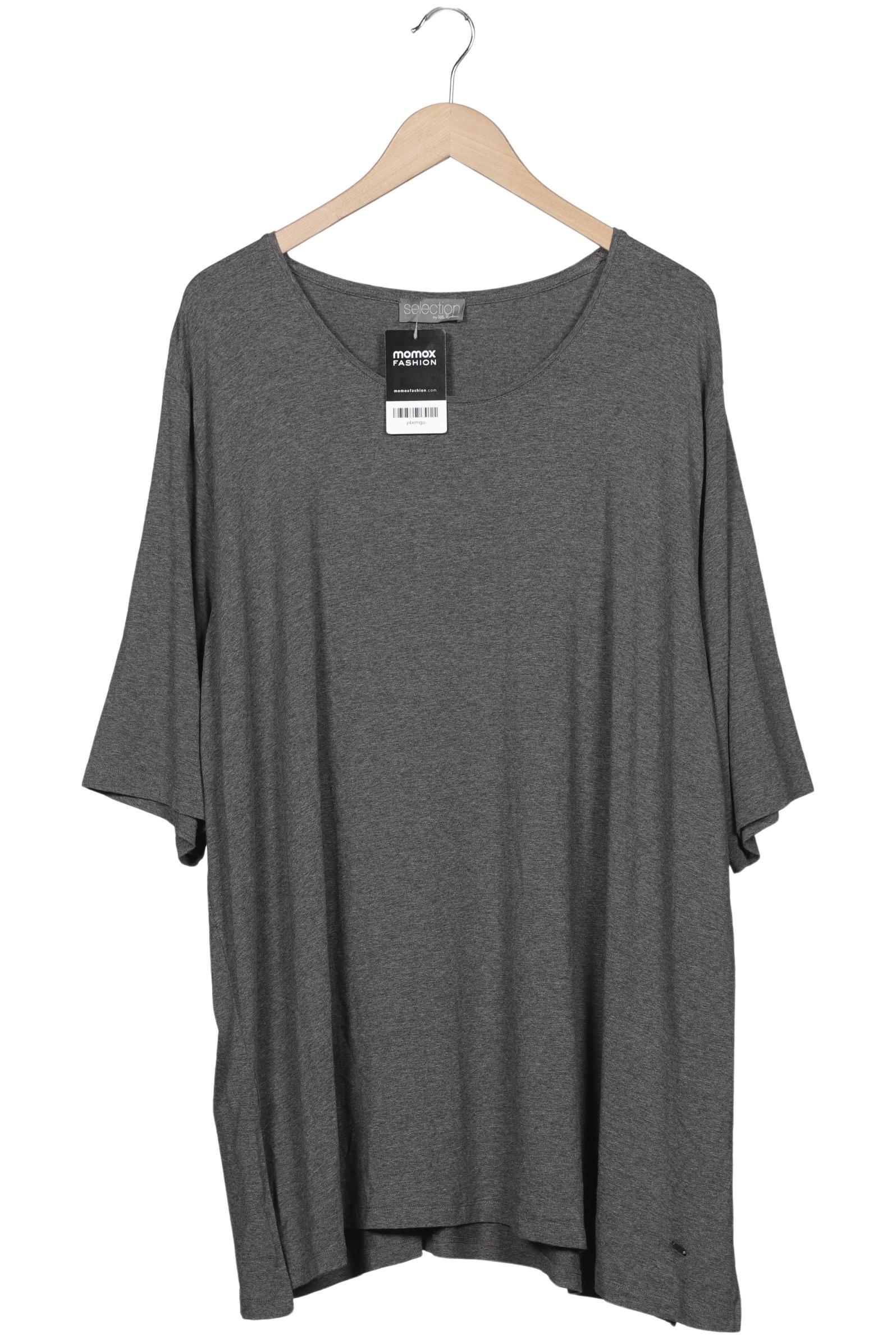 

Selection by Ulla Popken Damen T-Shirt, grau, Gr. 58