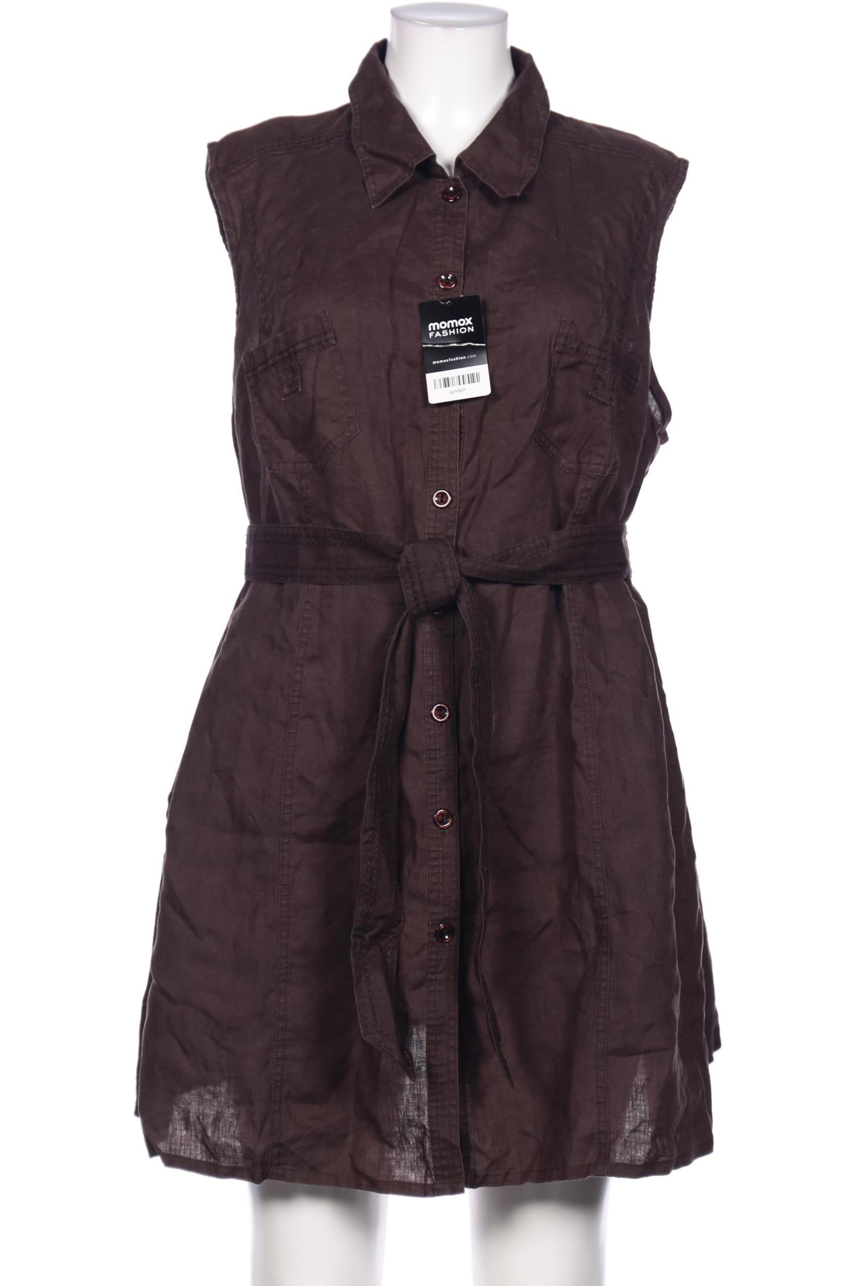 

Selection by Ulla Popken Damen Bluse, braun, Gr. 50