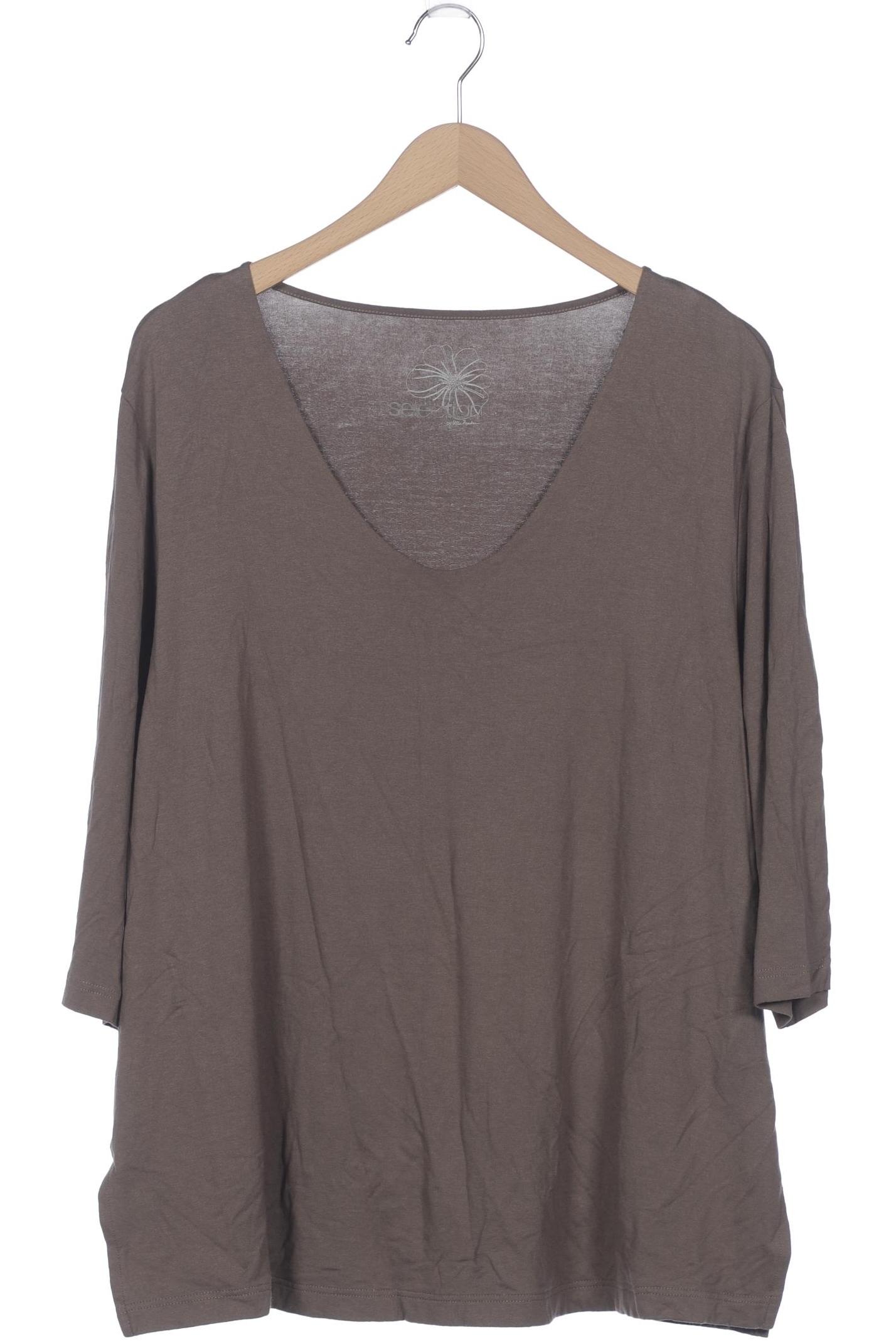 

Selection by Ulla Popken Damen T-Shirt, braun, Gr. 50