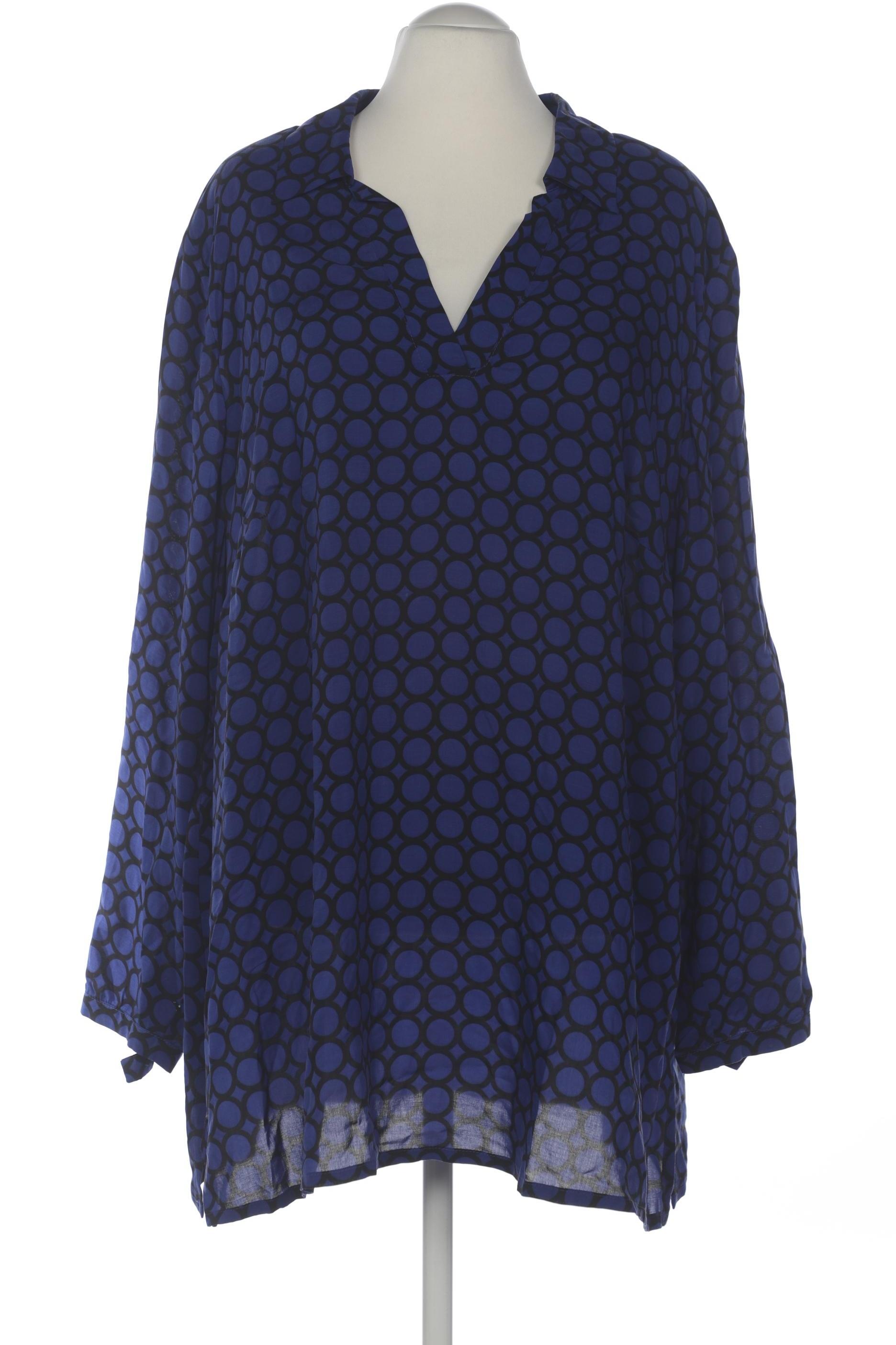 

Selection by Ulla Popken Damen Bluse, marineblau, Gr. 54