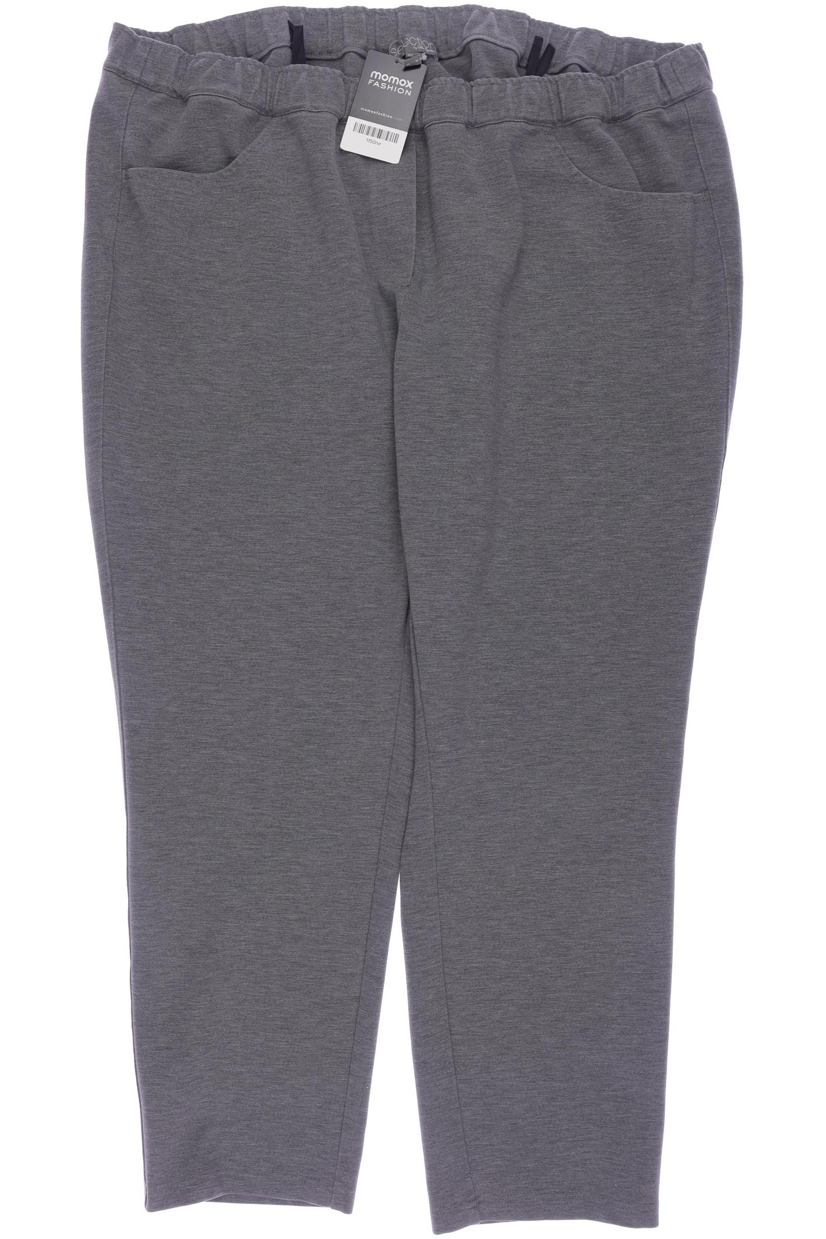 

Selection by Ulla Popken Damen Stoffhose, grau, Gr. 54