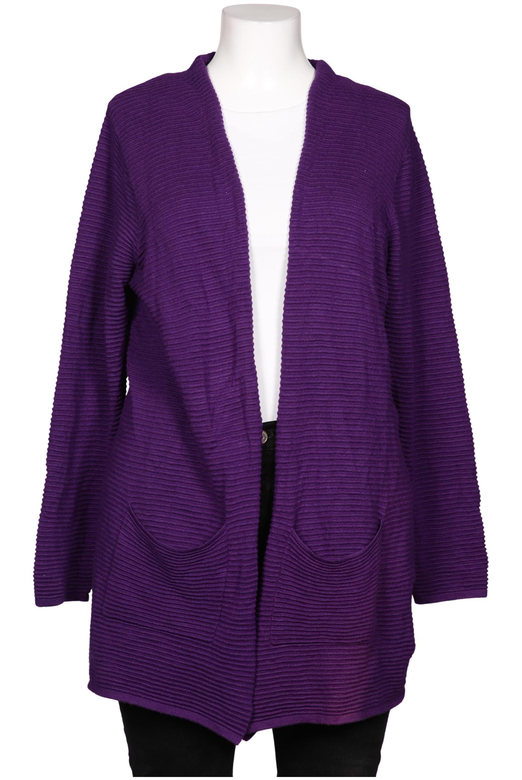 

Selection by Ulla Popken Damen Strickjacke, flieder, Gr. 42