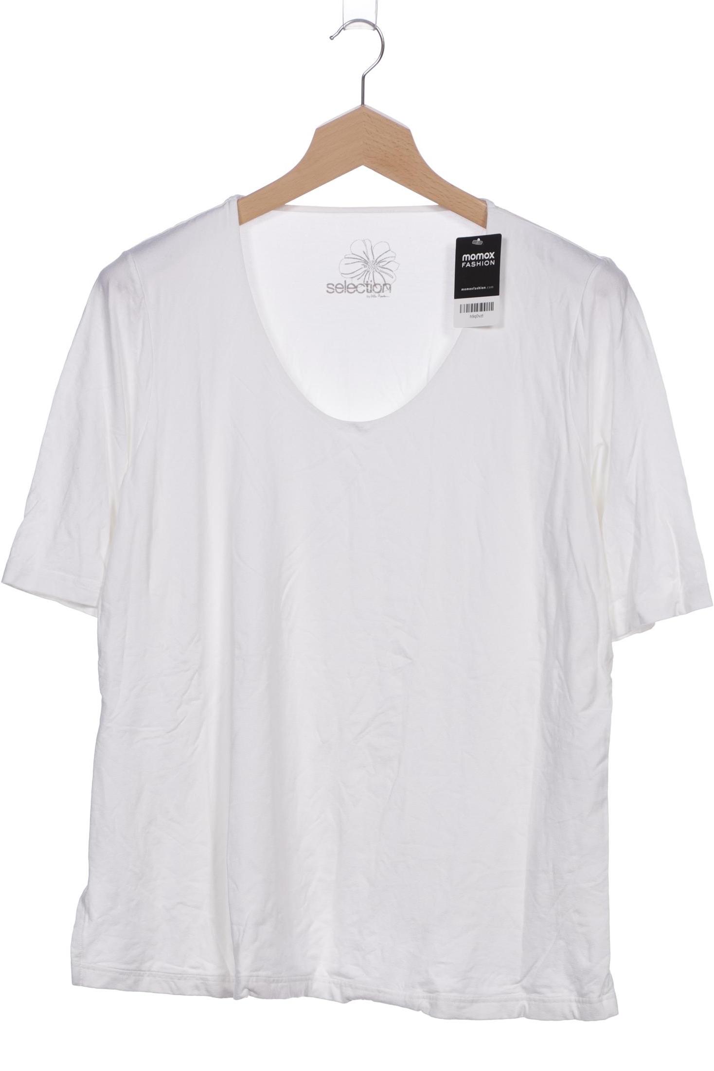 

Selection by Ulla Popken Damen T-Shirt, weiß, Gr. 50
