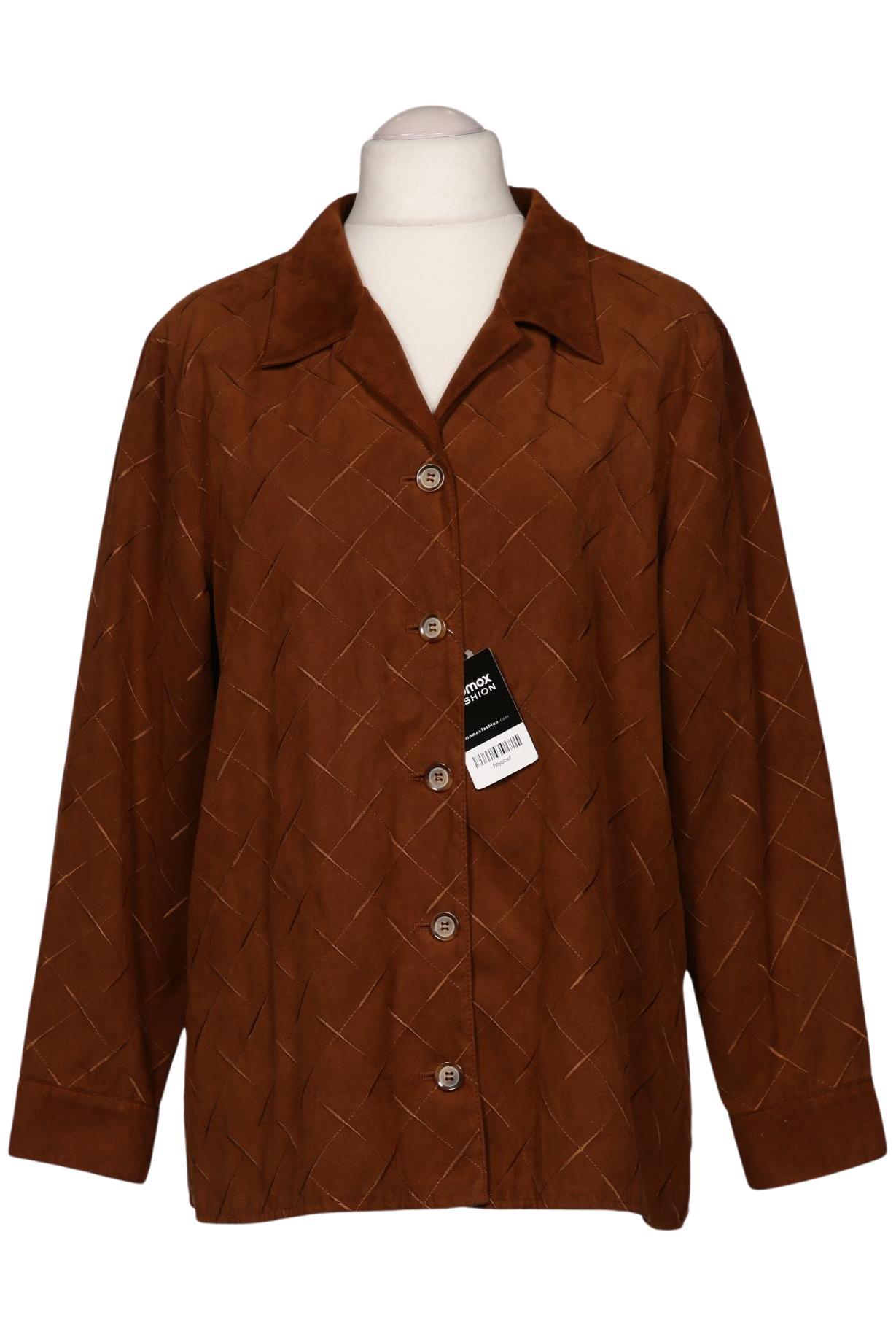 

Selection by Ulla Popken Damen Bluse, braun, Gr. 46