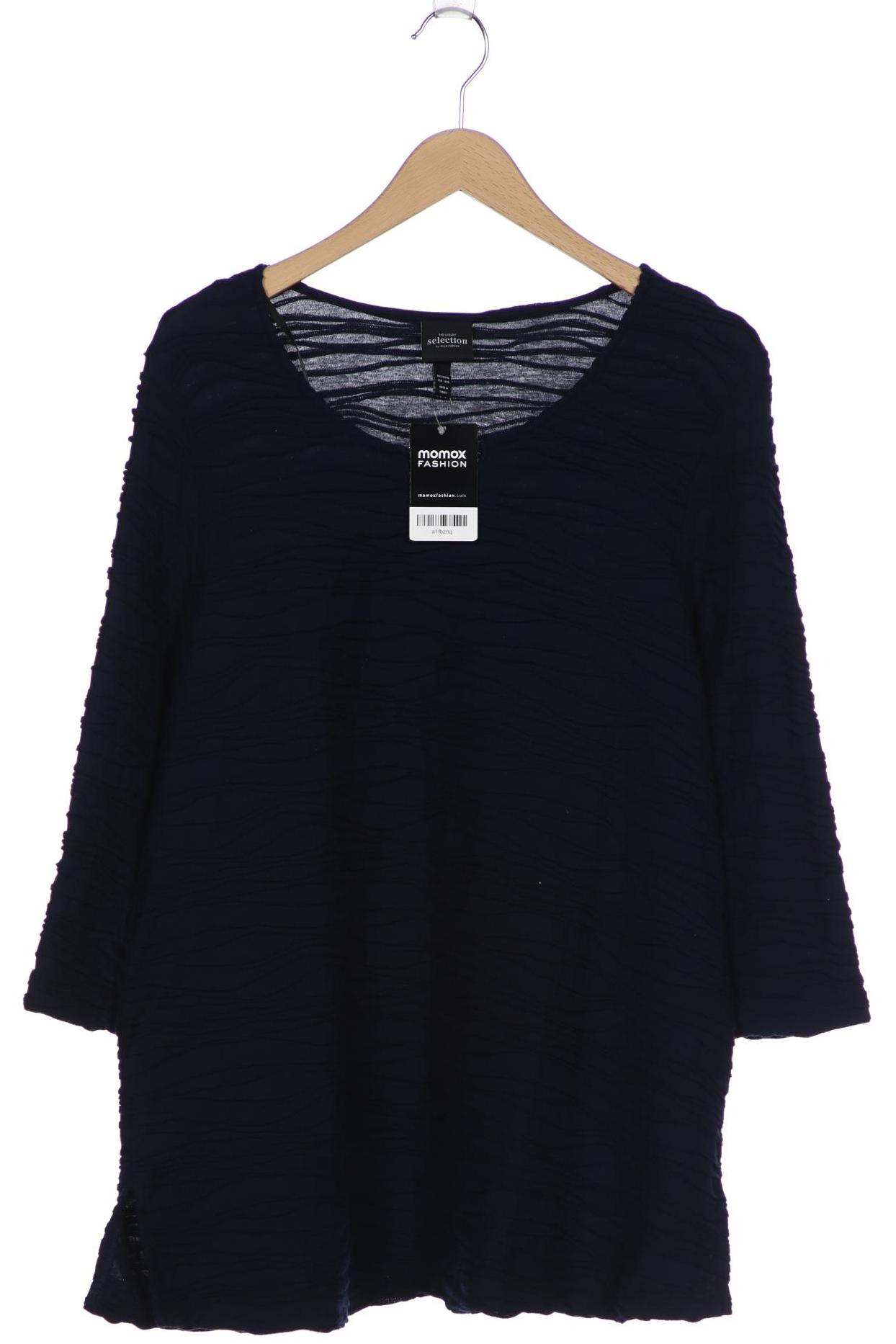 

Selection by Ulla Popken Damen Langarmshirt, marineblau, Gr. 46