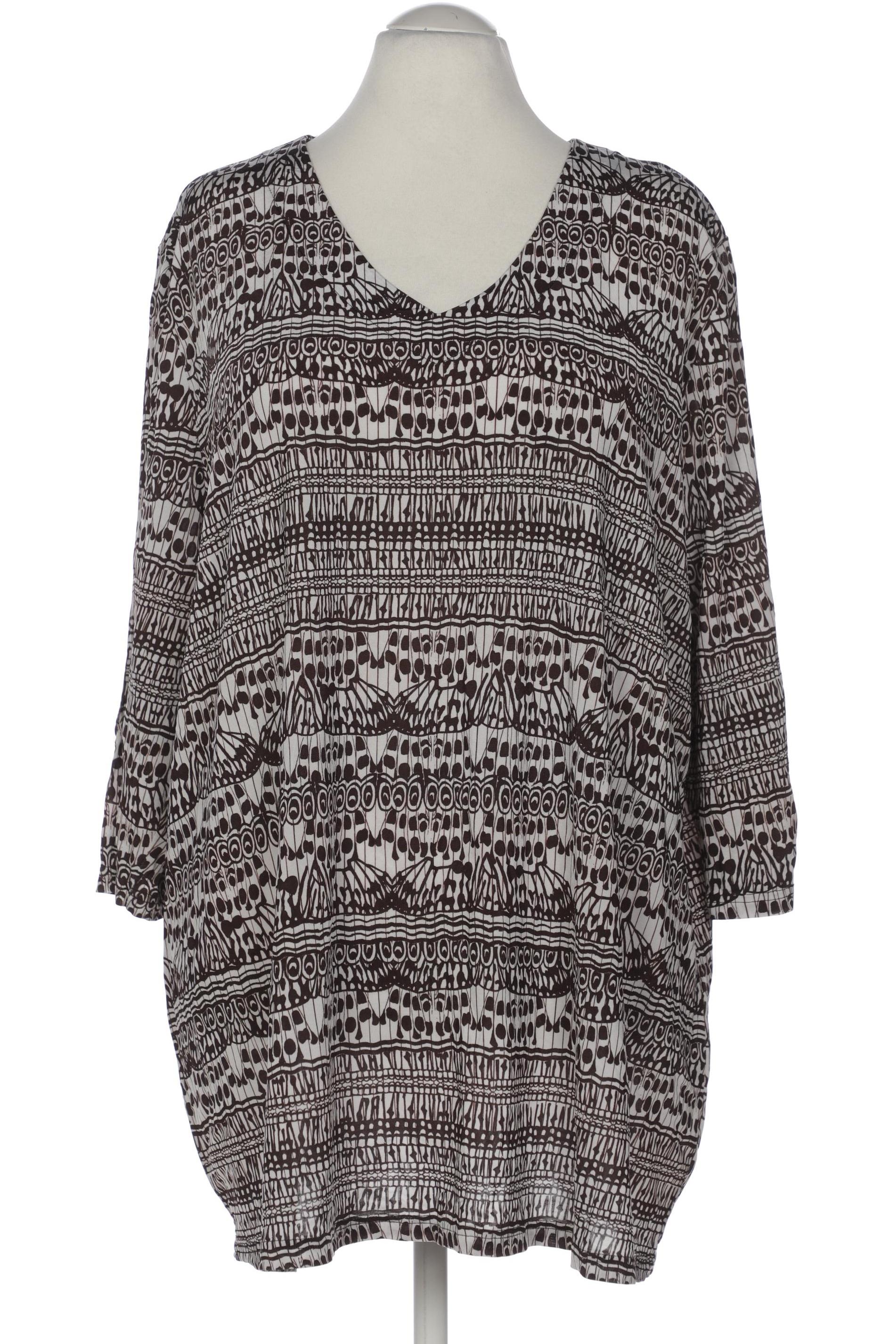 

Selection by Ulla Popken Damen Langarmshirt, braun, Gr. 54