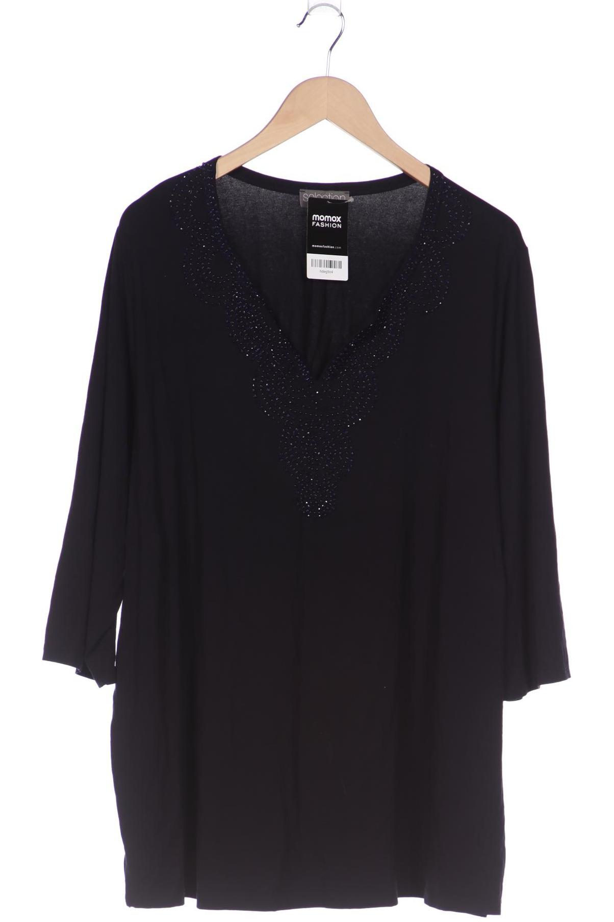 

Selection by Ulla Popken Damen Langarmshirt, marineblau