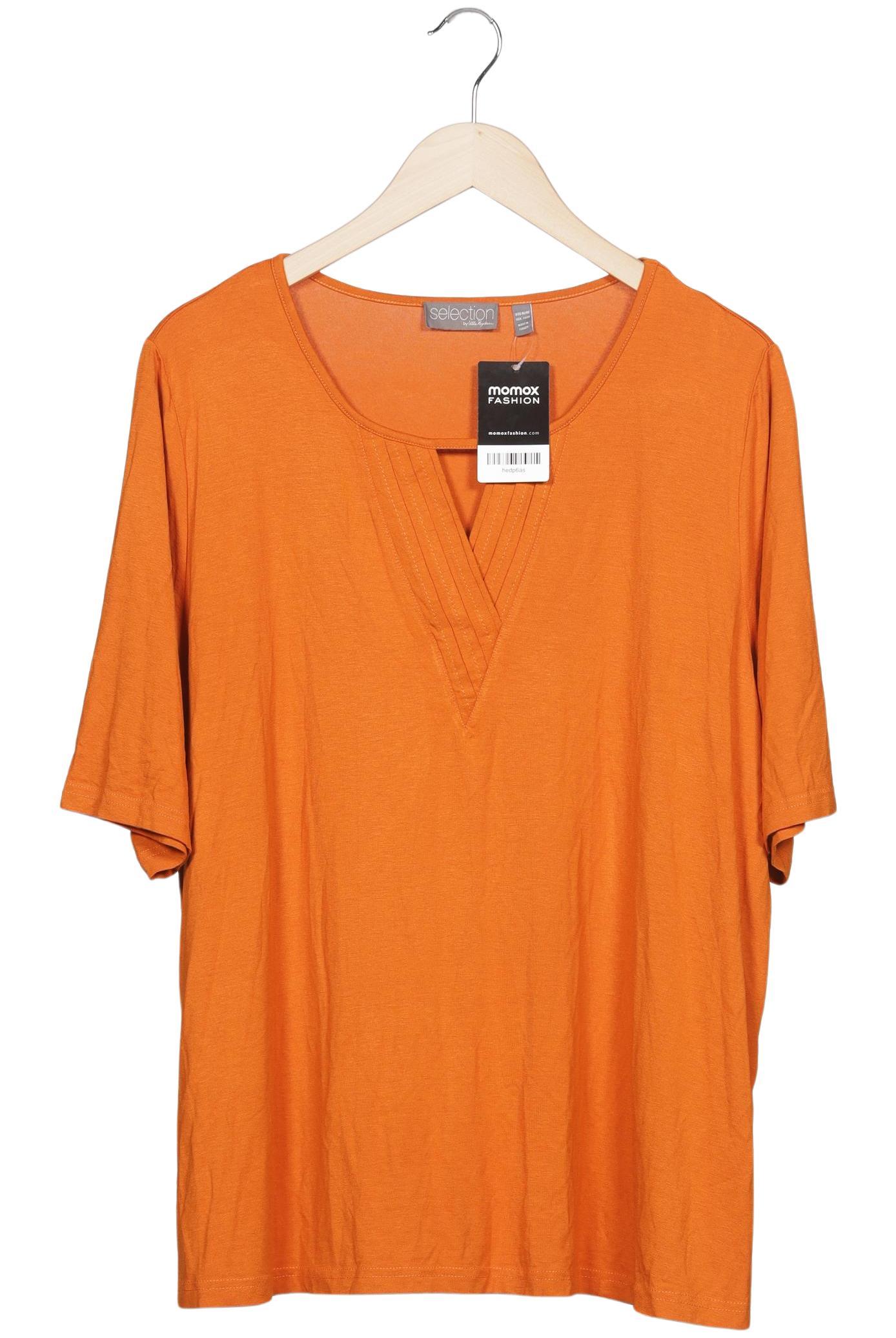 

Selection by Ulla Popken Damen T-Shirt, orange, Gr. 46