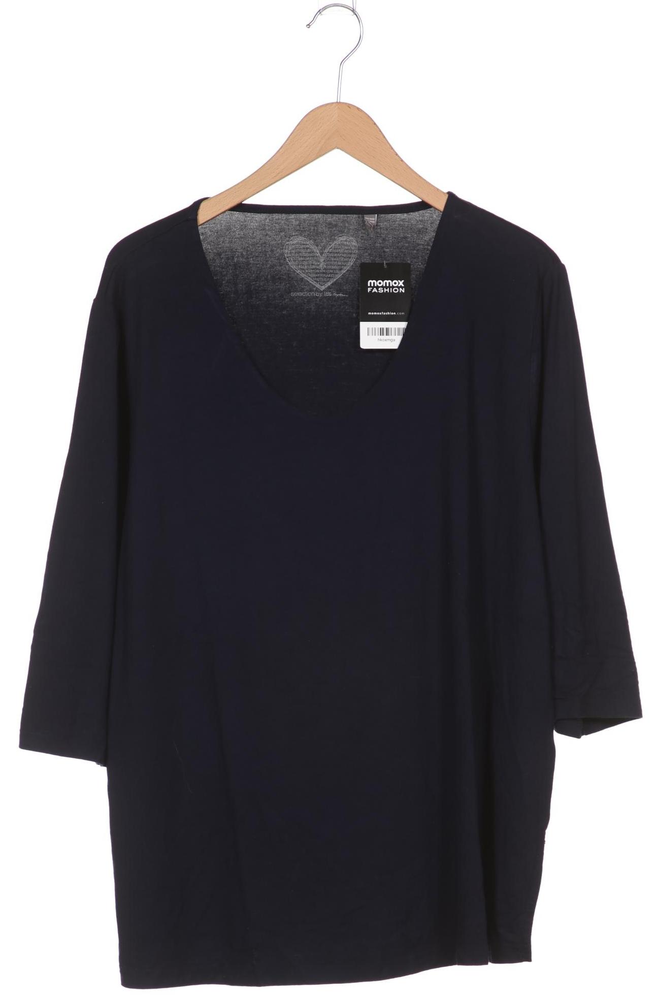 

Selection by Ulla Popken Damen Langarmshirt, marineblau, Gr. 50