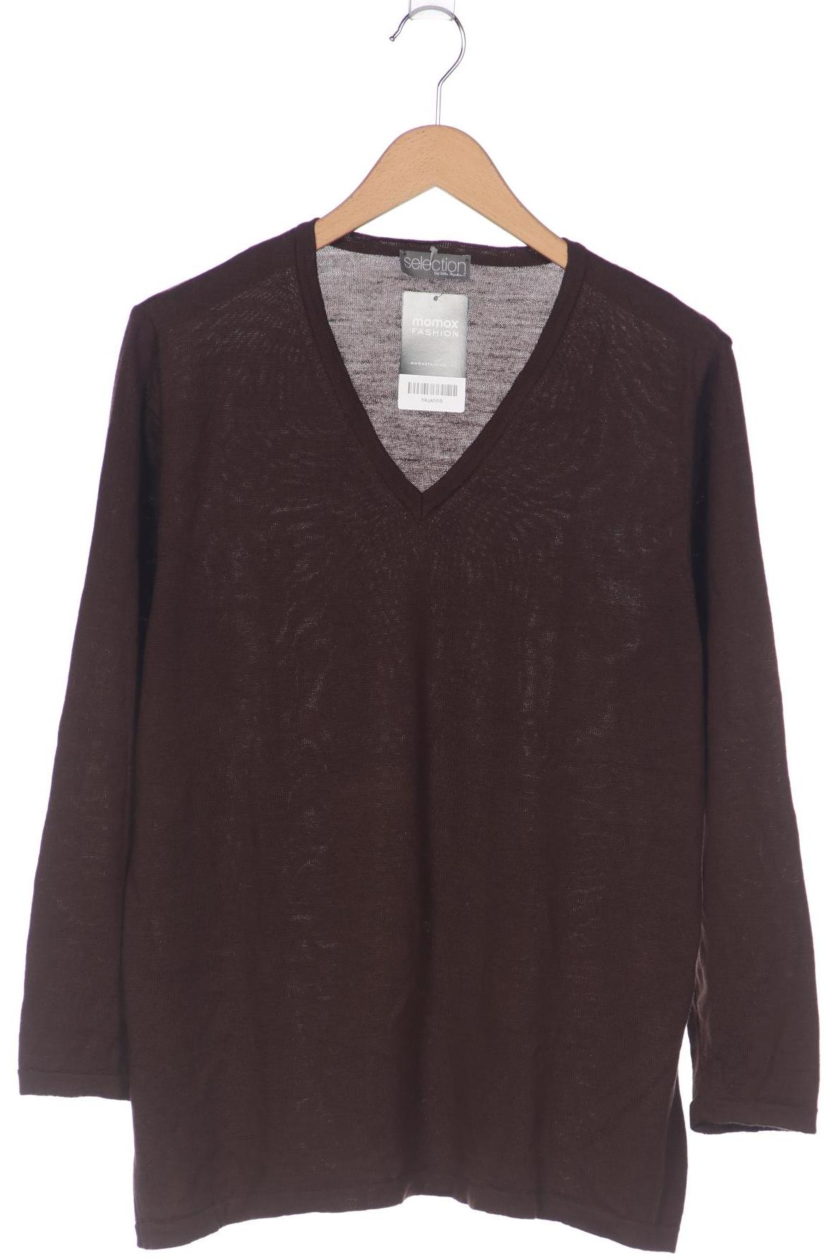 

Selection by Ulla Popken Damen Pullover, braun, Gr. 42