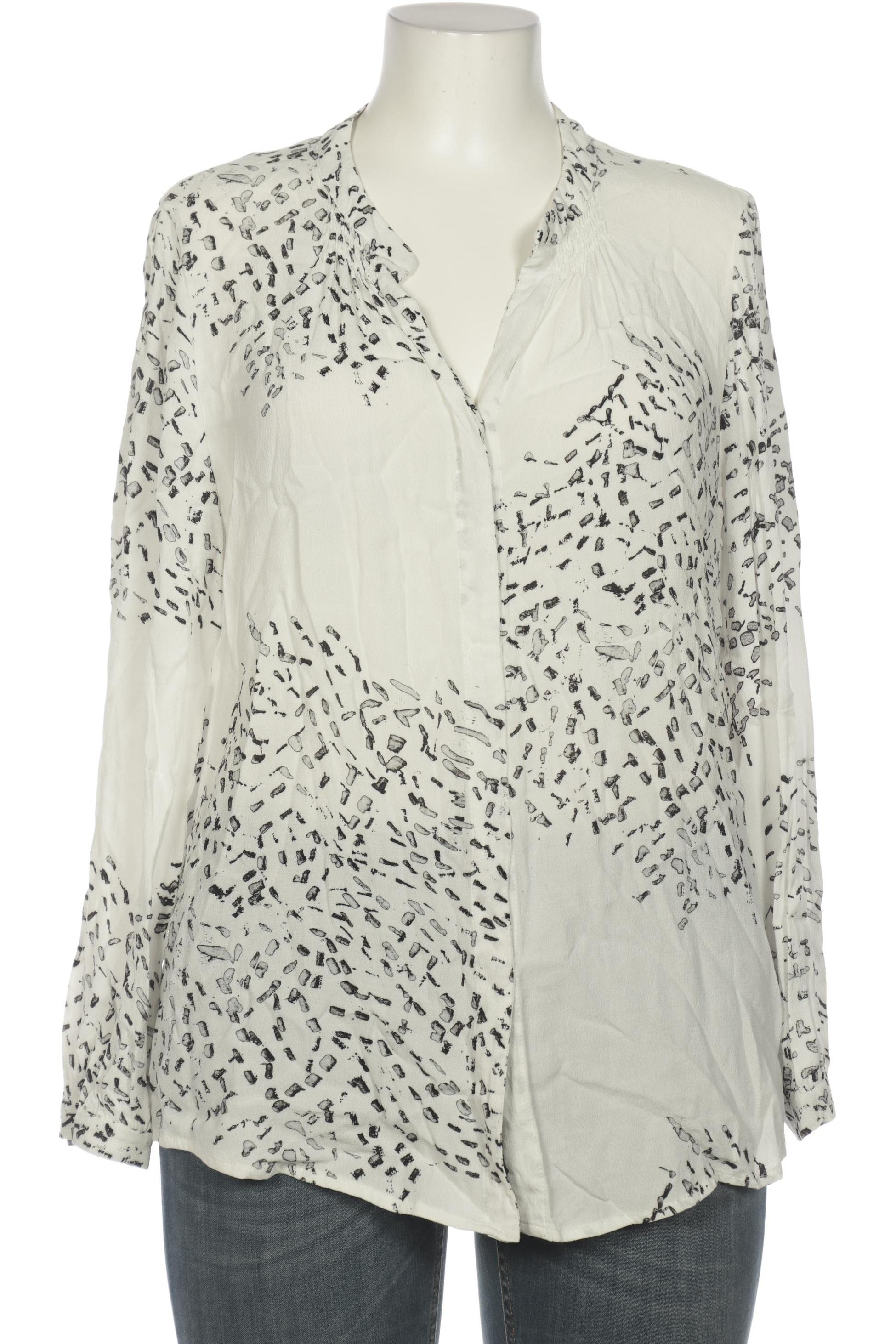 

Selection by Ulla Popken Damen Bluse, weiß, Gr. 42