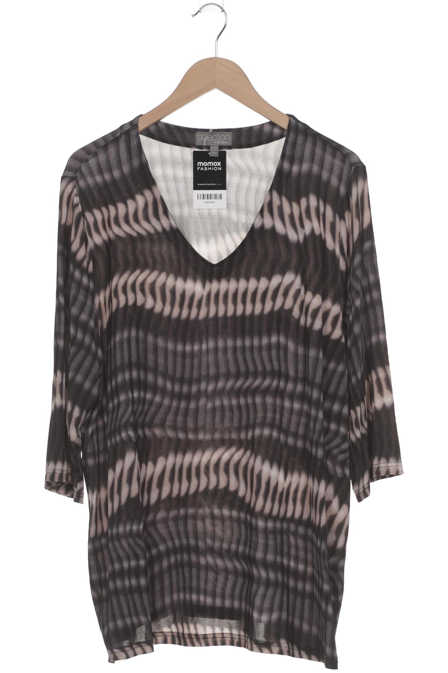 

Selection by Ulla Popken Damen Langarmshirt, grau, Gr. 50