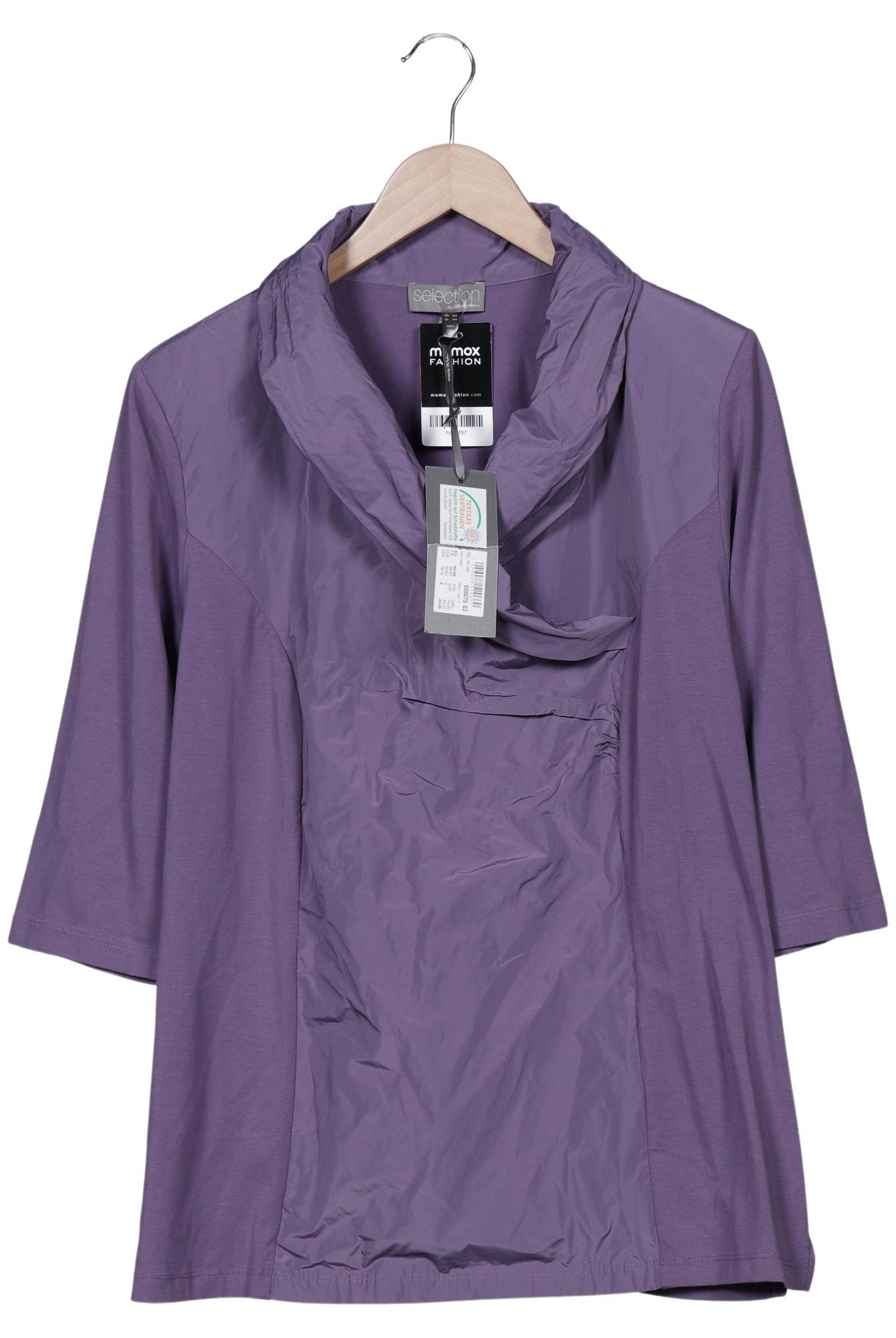 

Selection by Ulla Popken Damen Langarmshirt, flieder, Gr. 46