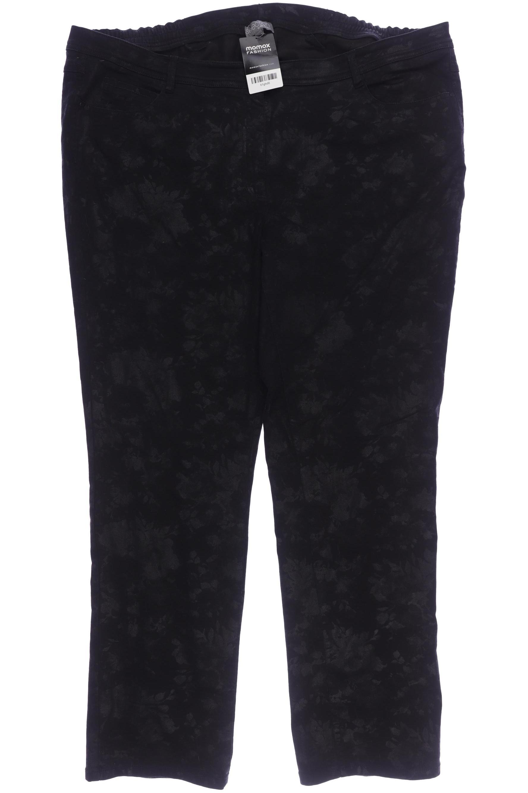 

Selection by Ulla Popken Damen Stoffhose, schwarz, Gr. 52