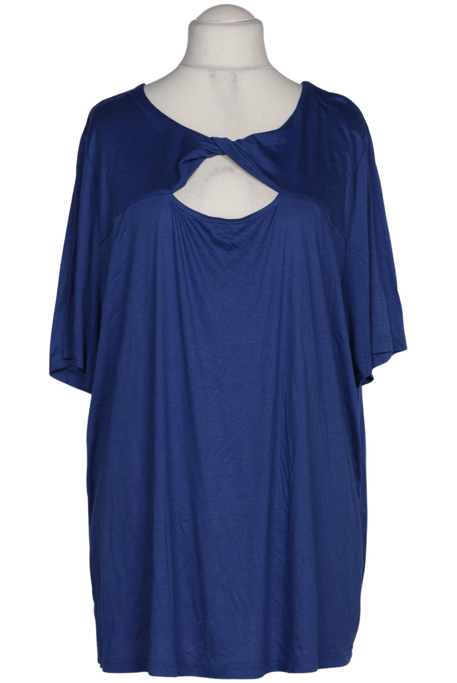 

Selection by Ulla Popken Damen T-Shirt, blau, Gr. 54