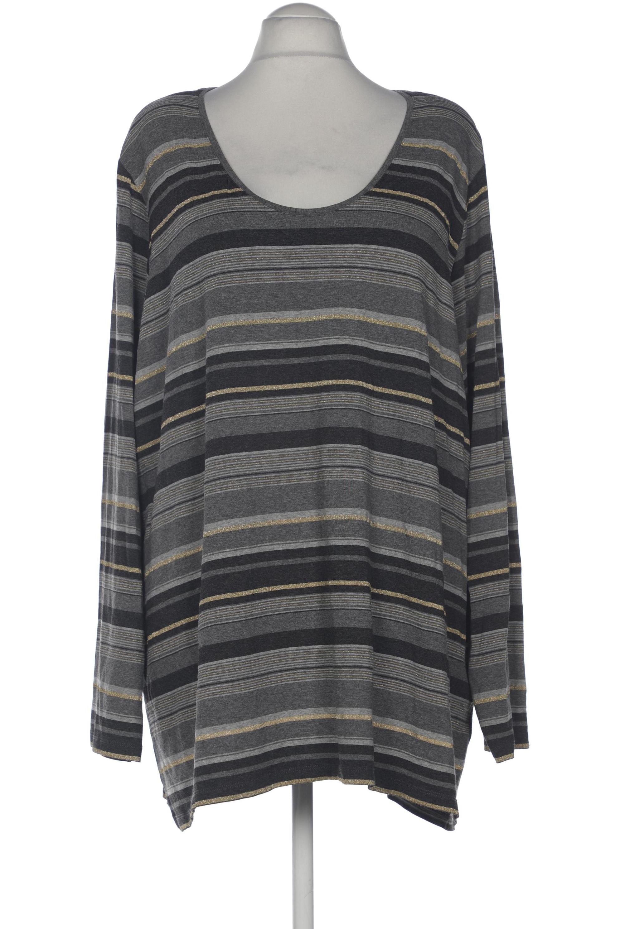 

Selection by Ulla Popken Damen Langarmshirt, grau, Gr. 58