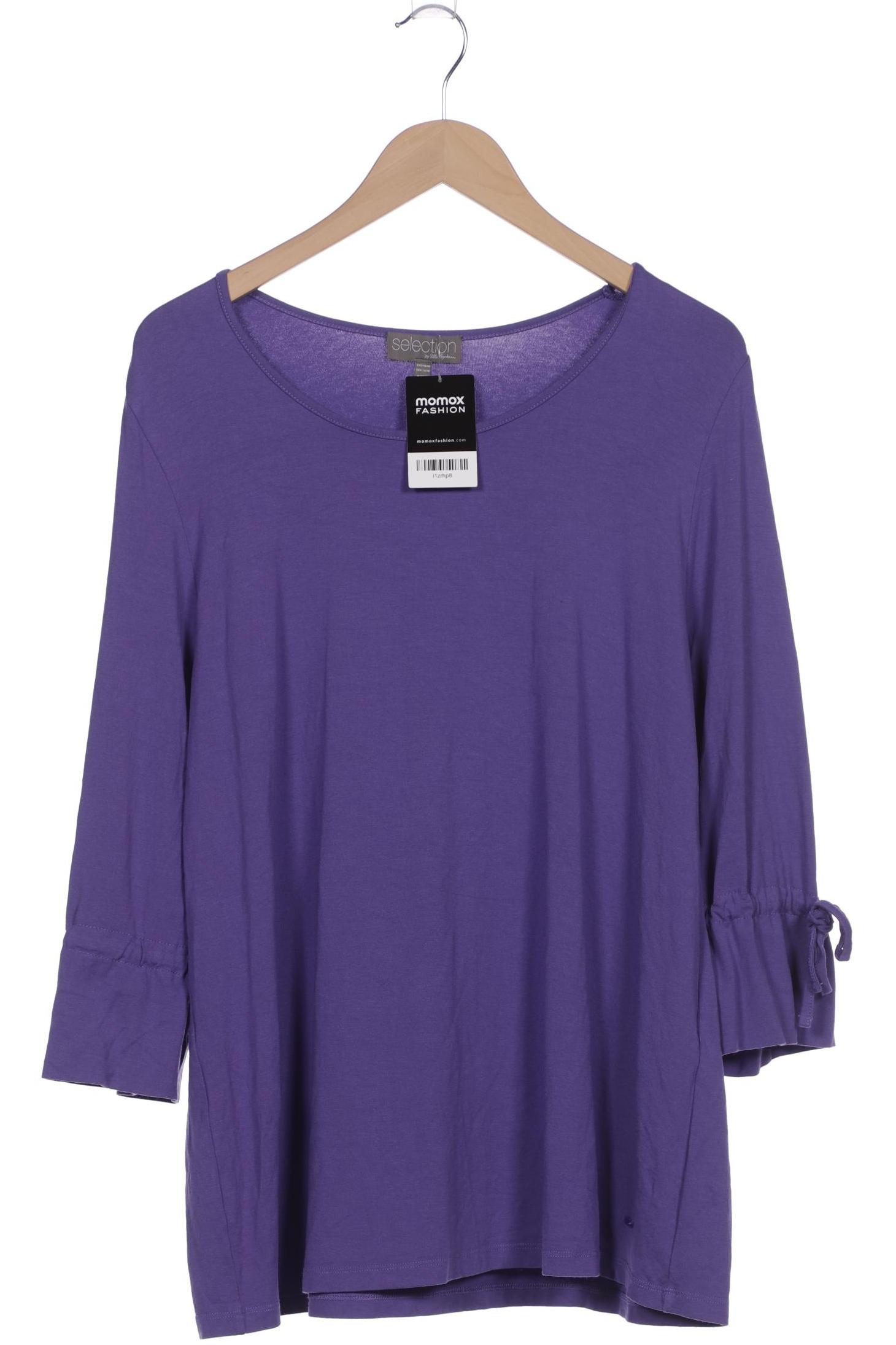 

Selection by Ulla Popken Damen Langarmshirt, flieder, Gr. 46