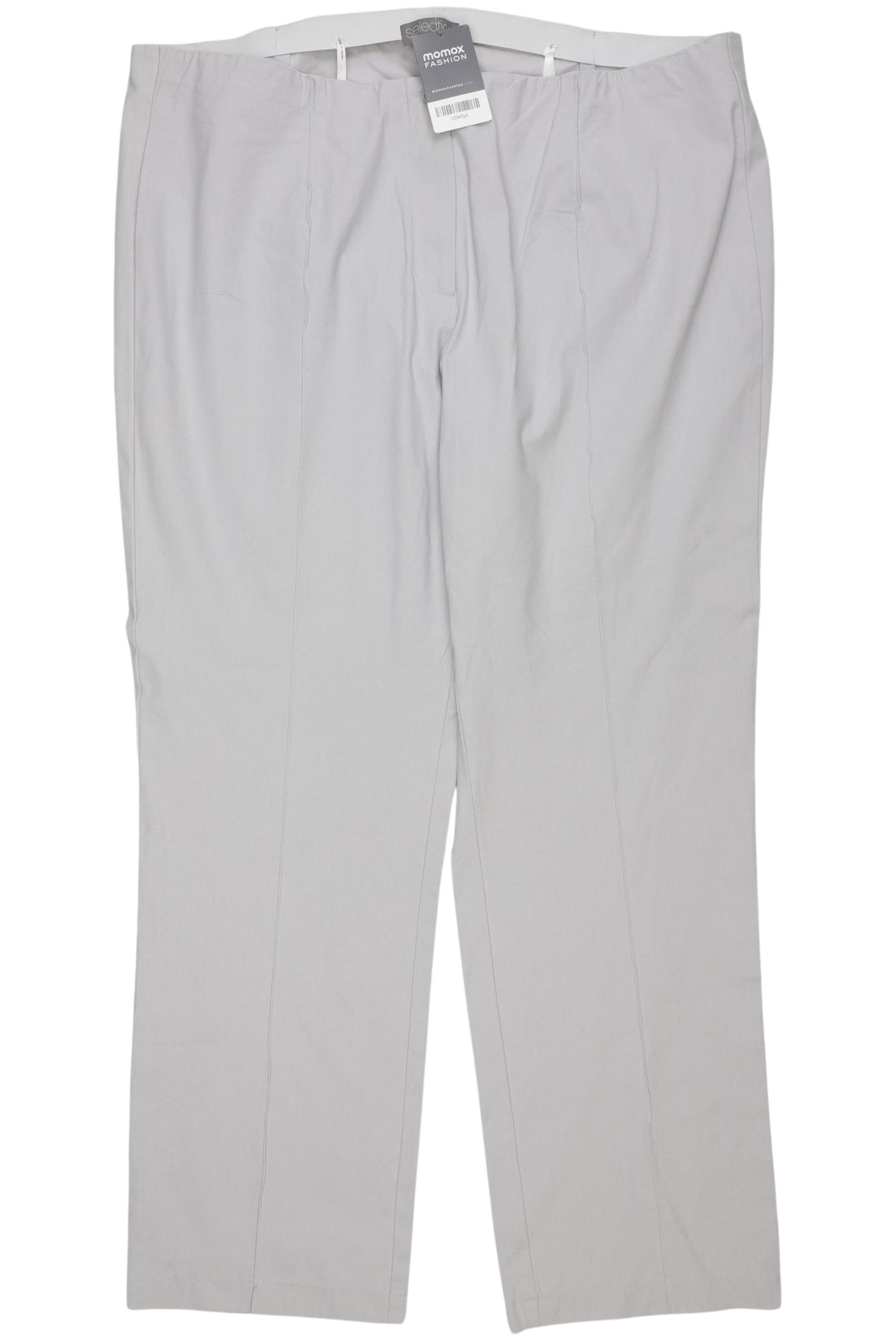 

Selection by Ulla Popken Damen Stoffhose, grau, Gr. 52