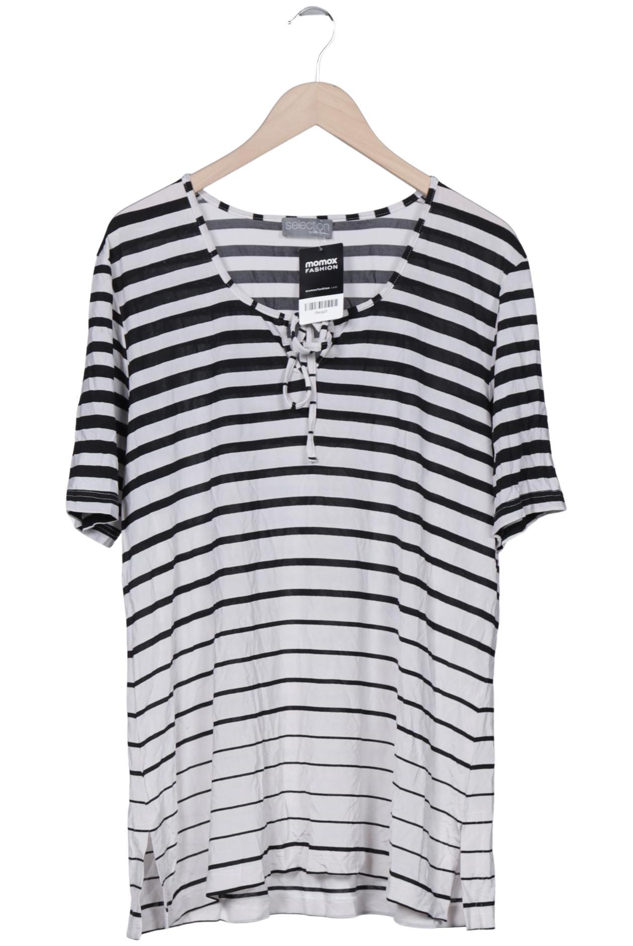 

Selection by Ulla Popken Damen T-Shirt, weiß, Gr. 46