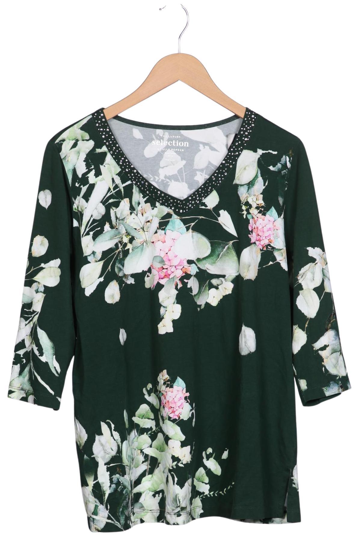 

Selection by Ulla Popken Damen Langarmshirt, grün, Gr. 42