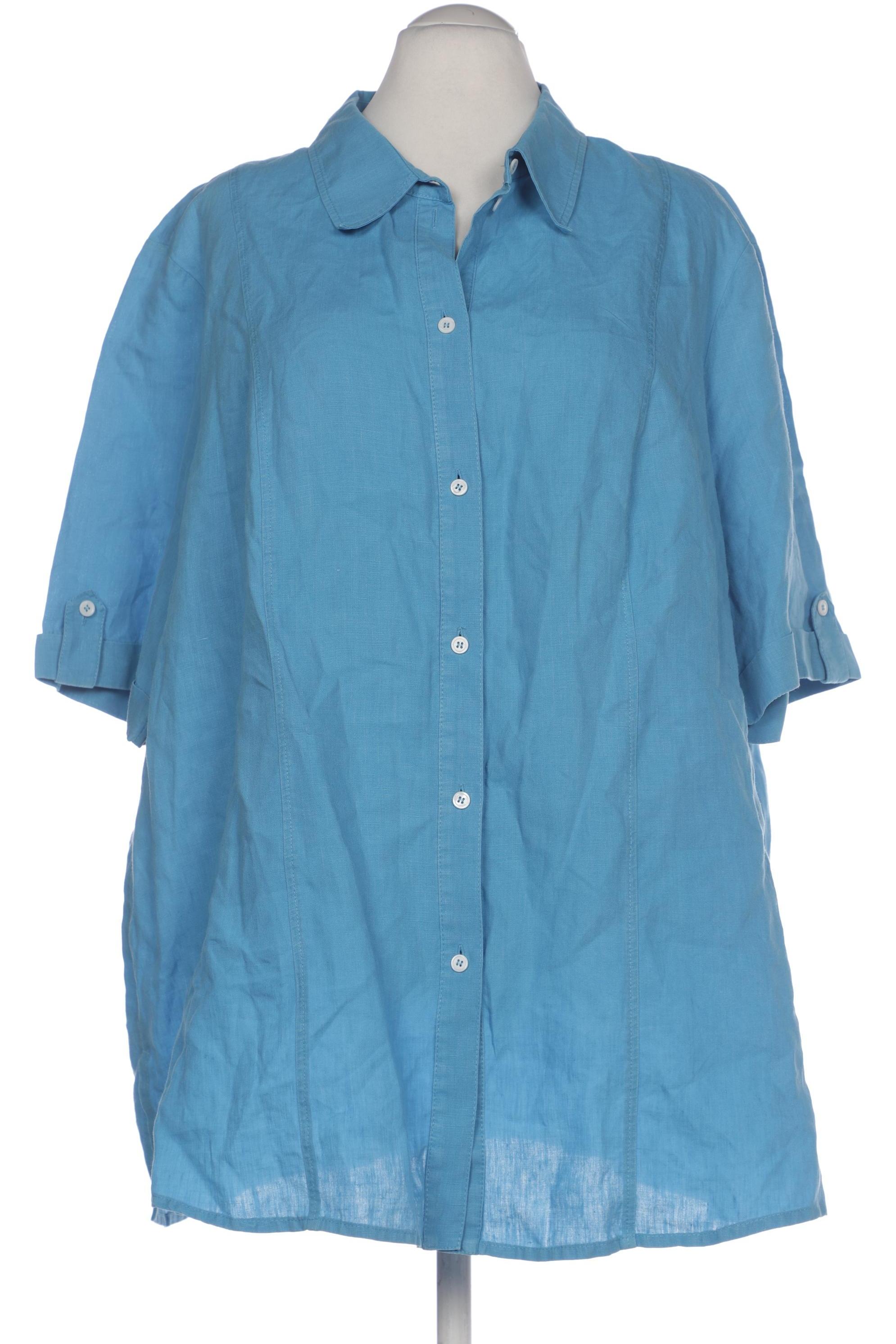 

Selection by Ulla Popken Damen Bluse, blau, Gr. 54