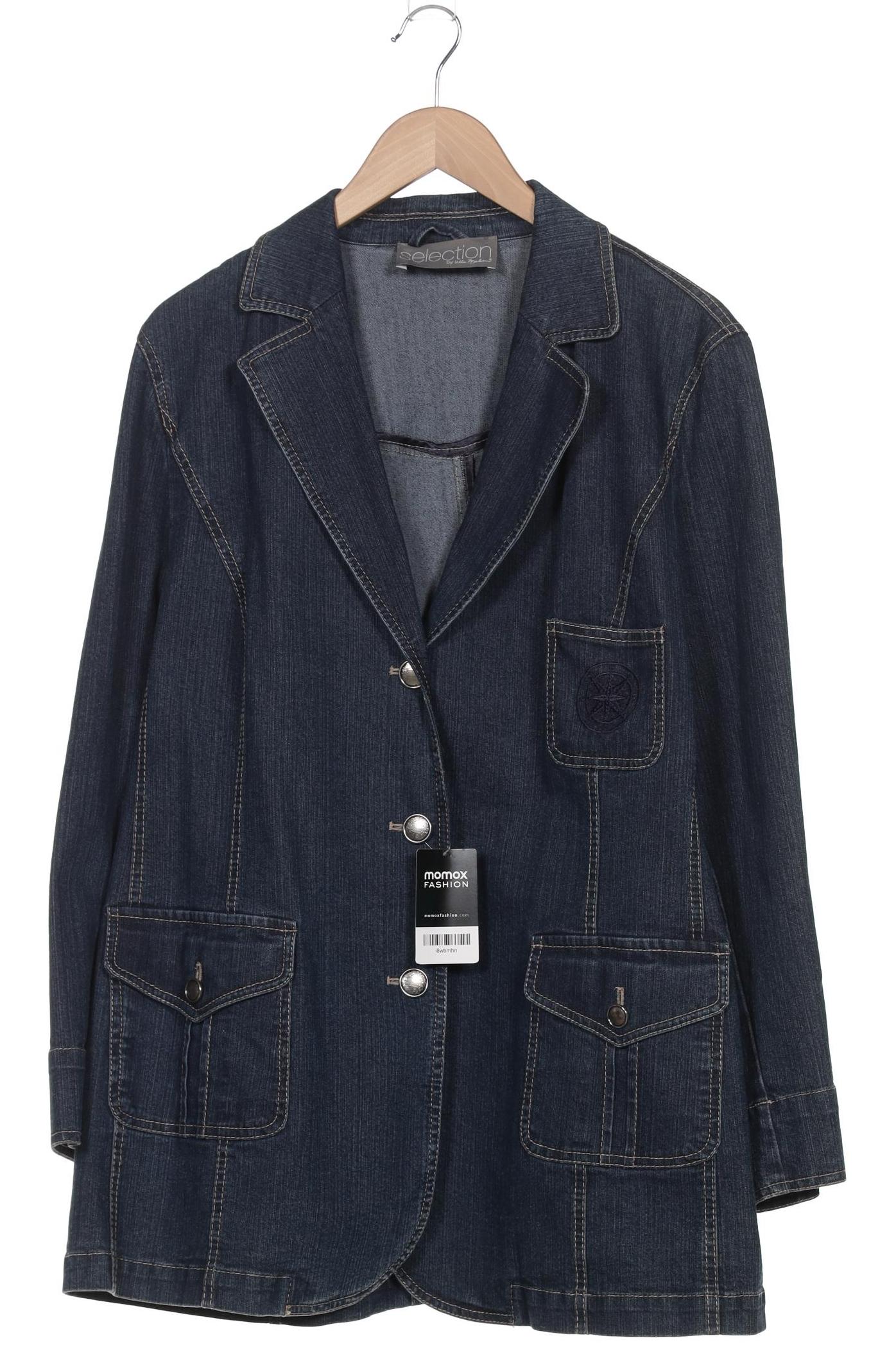 

Selection by Ulla Popken Damen Jacke, marineblau, Gr. 52