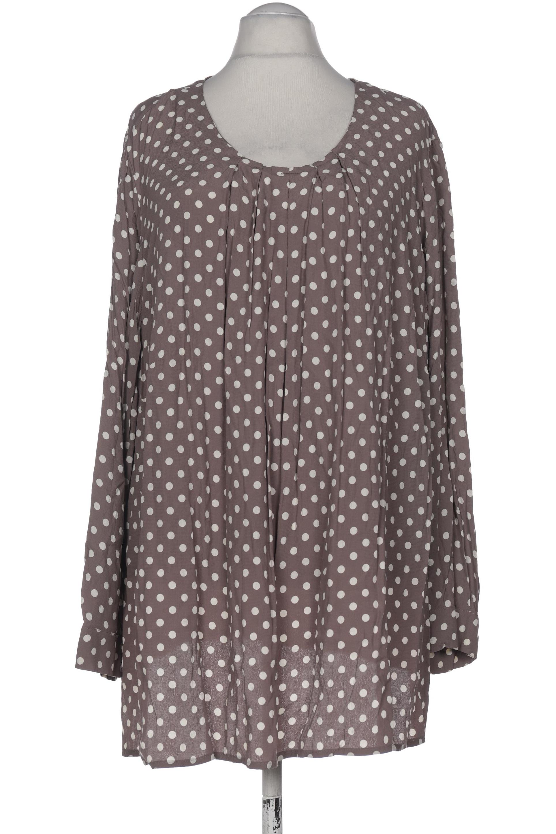 

Selection by Ulla Popken Damen Bluse, braun, Gr. 54