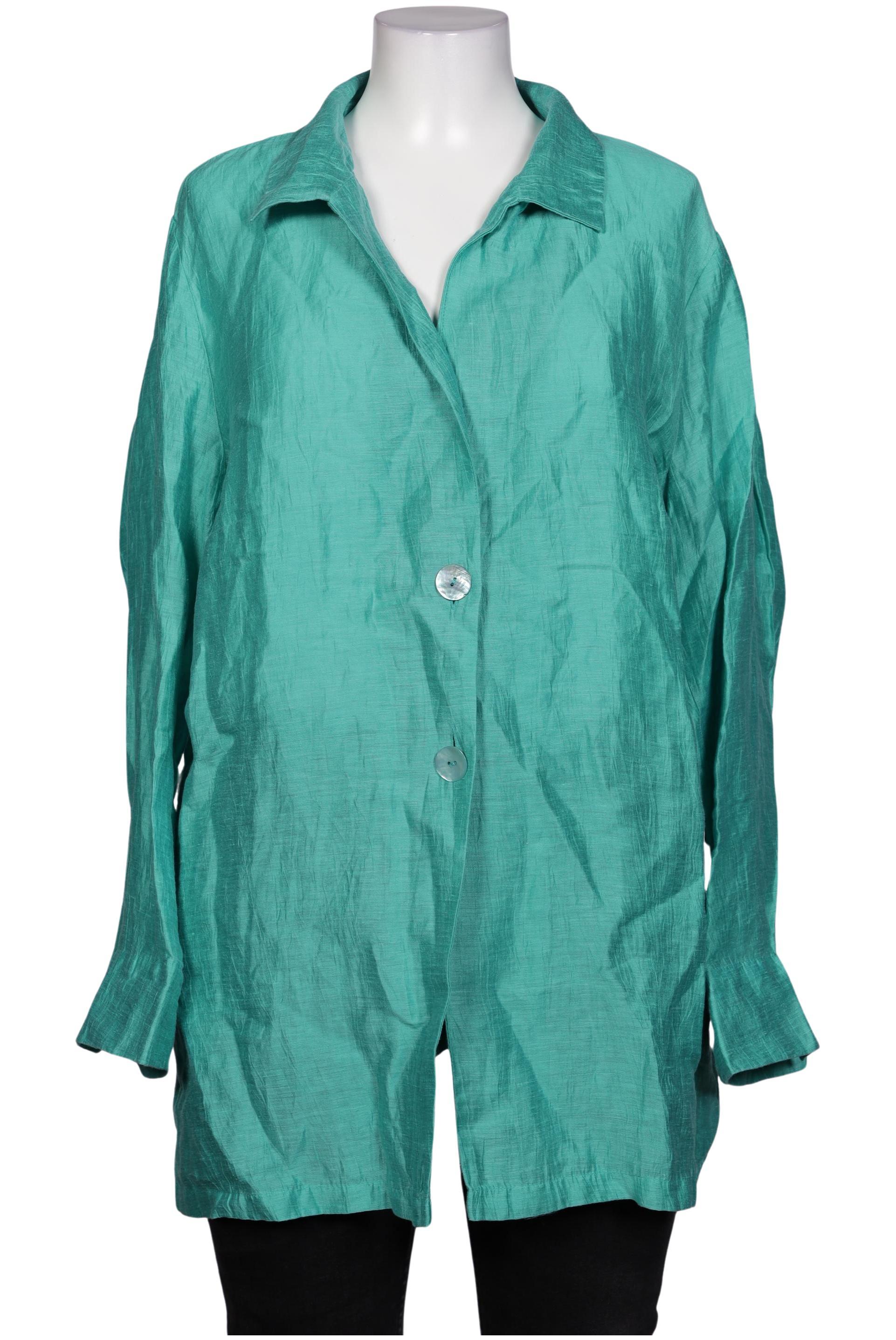 

Selection by Ulla Popken Damen Blazer, türkis, Gr. 48