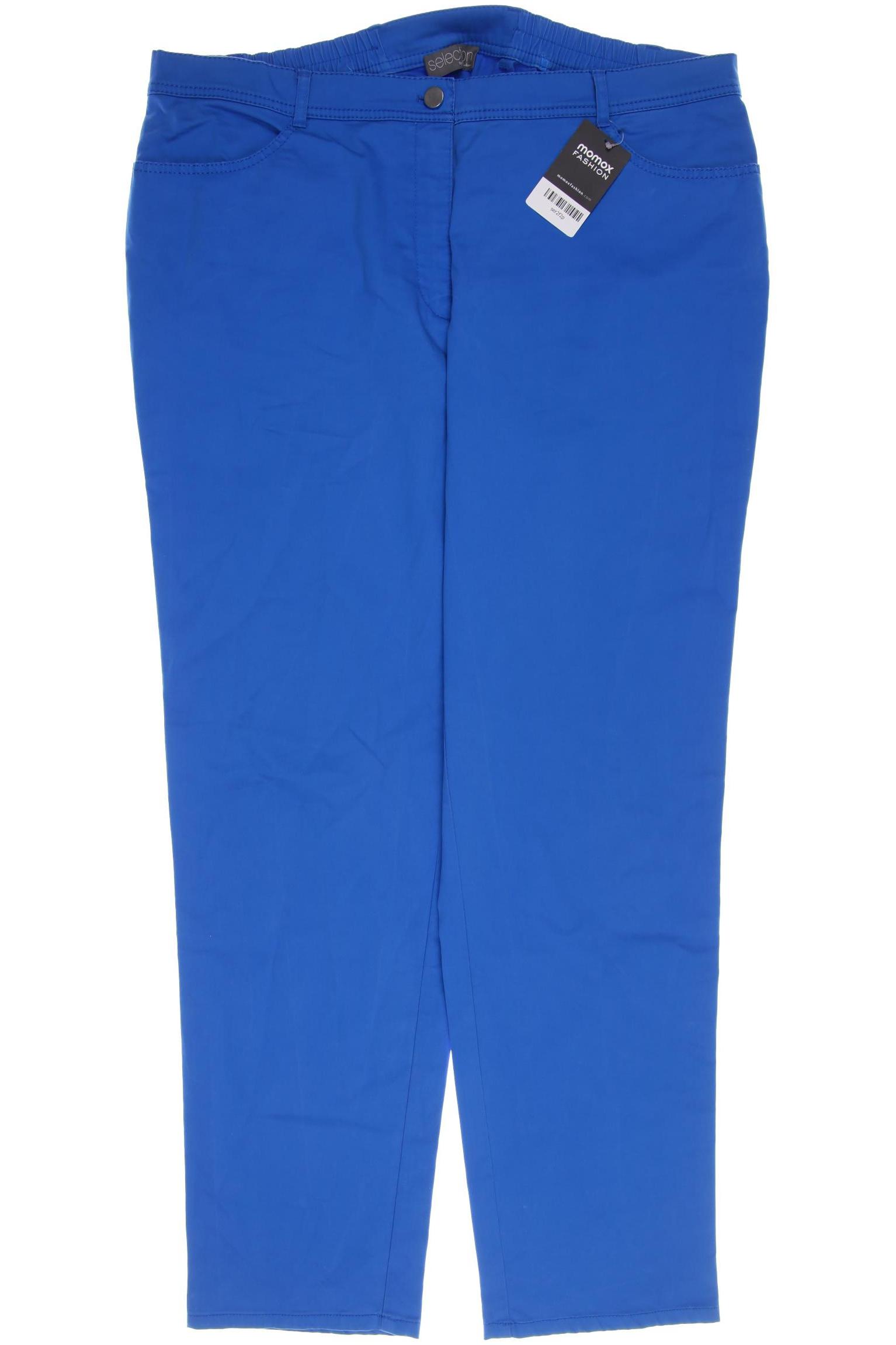 

Selection by Ulla Popken Damen Stoffhose, blau, Gr. 50
