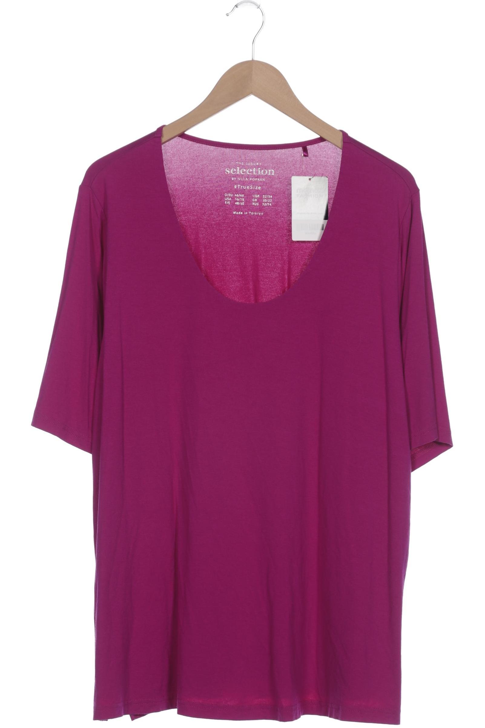 

Selection by Ulla Popken Damen T-Shirt, flieder, Gr. 46