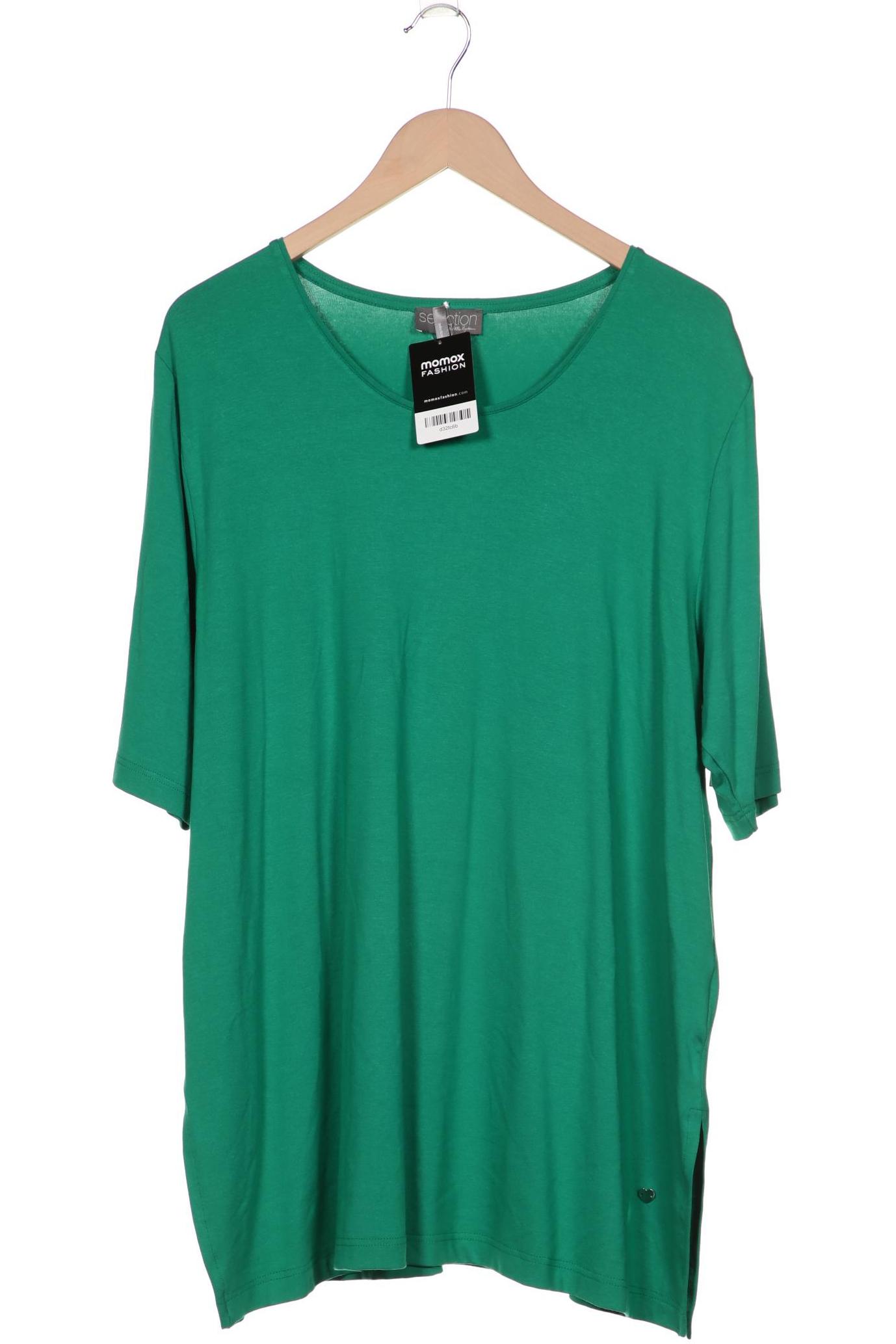 

Selection by Ulla Popken Damen T-Shirt, grün, Gr. 46