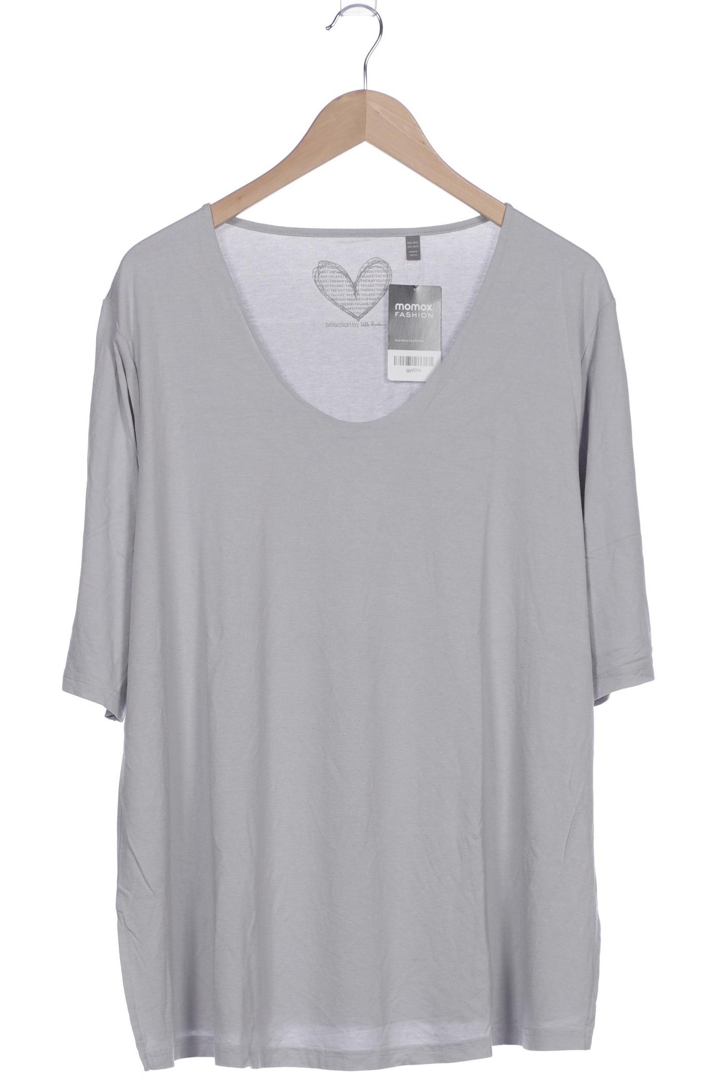 

Selection by Ulla Popken Damen T-Shirt, grau, Gr. 50