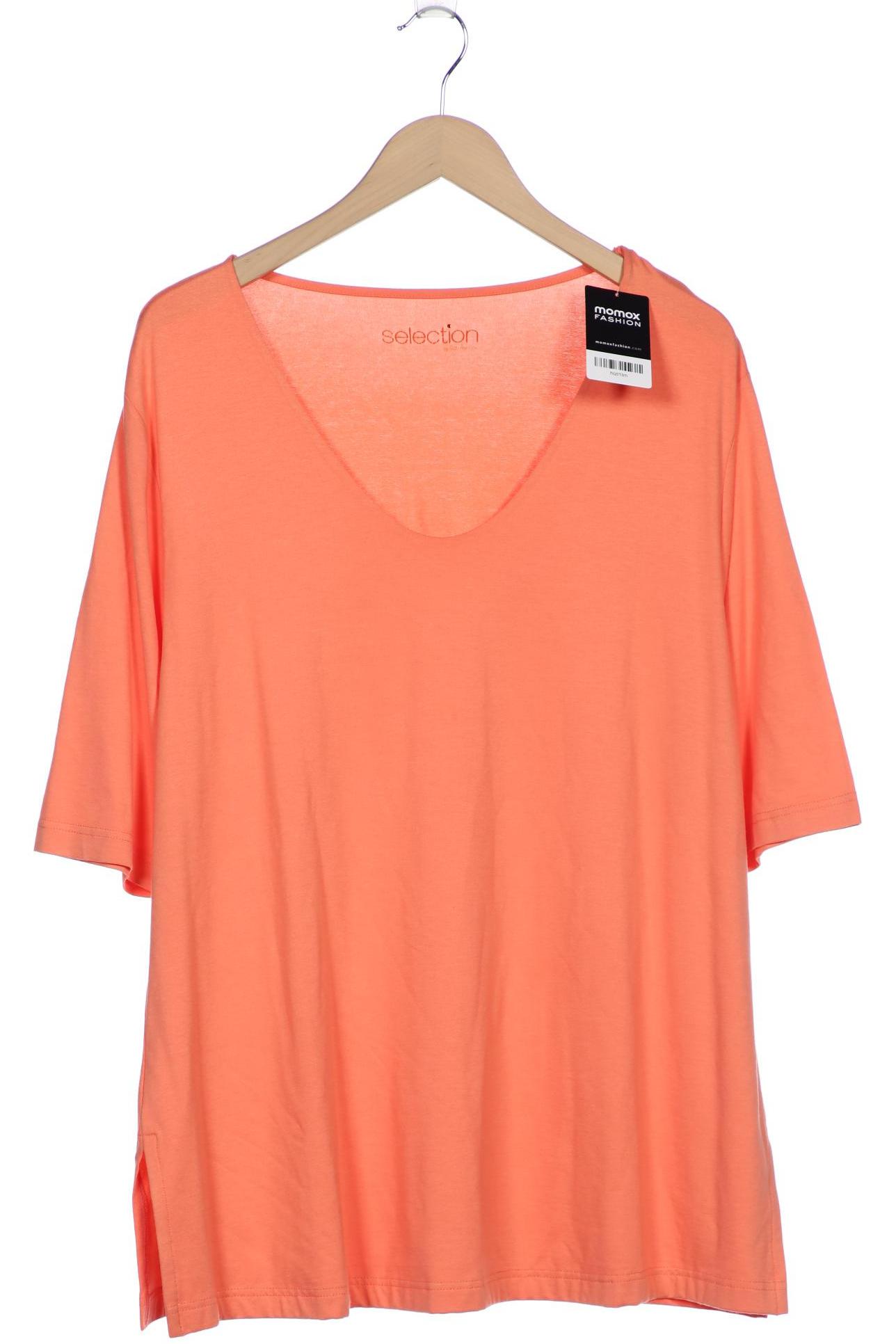 

Selection by Ulla Popken Damen T-Shirt, orange, Gr. 48