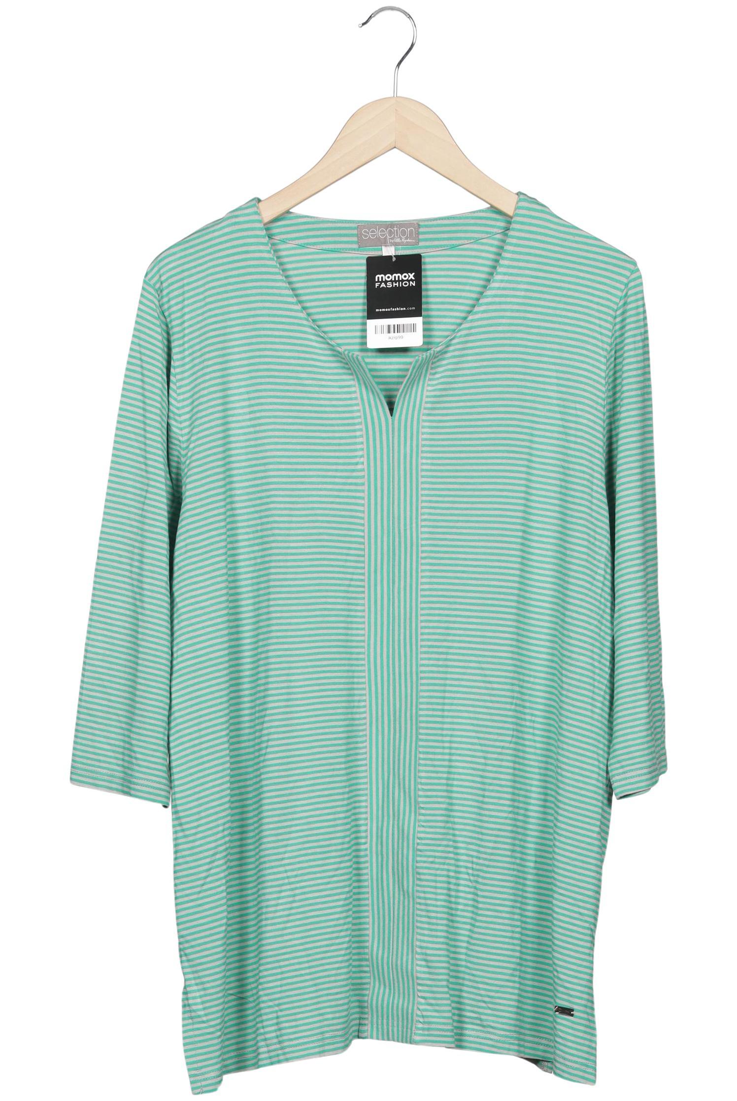 

Selection by Ulla Popken Damen Langarmshirt, hellgrün, Gr. 46