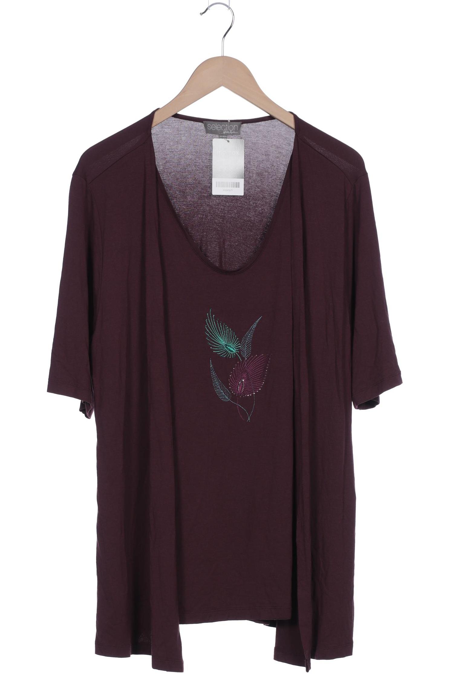 

Selection by Ulla Popken Damen T-Shirt, bordeaux, Gr. 46