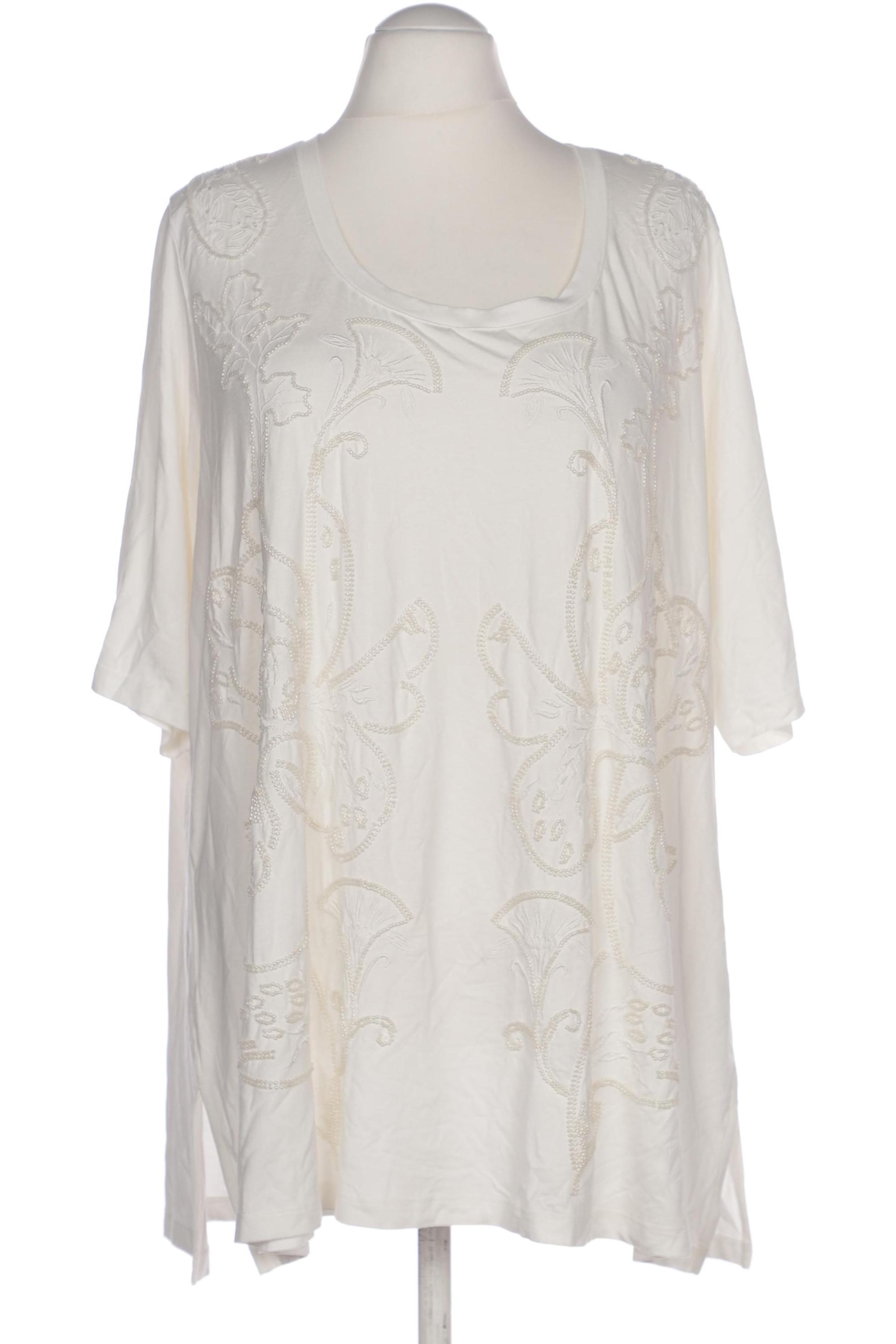 

Selection by Ulla Popken Damen T-Shirt, weiß, Gr. 54