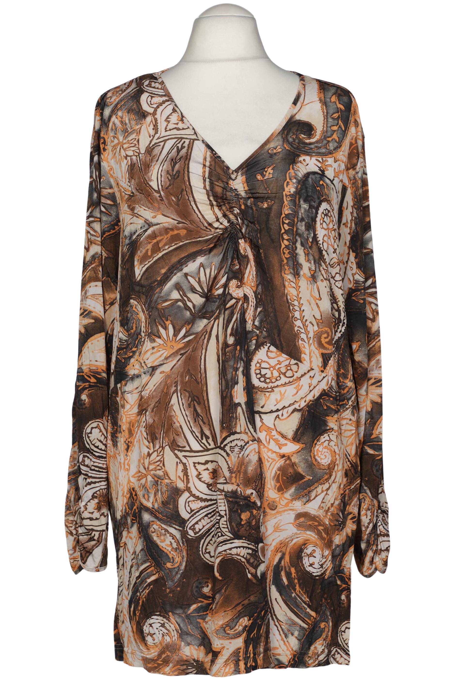 

Selection by Ulla Popken Damen Bluse, braun, Gr. 54