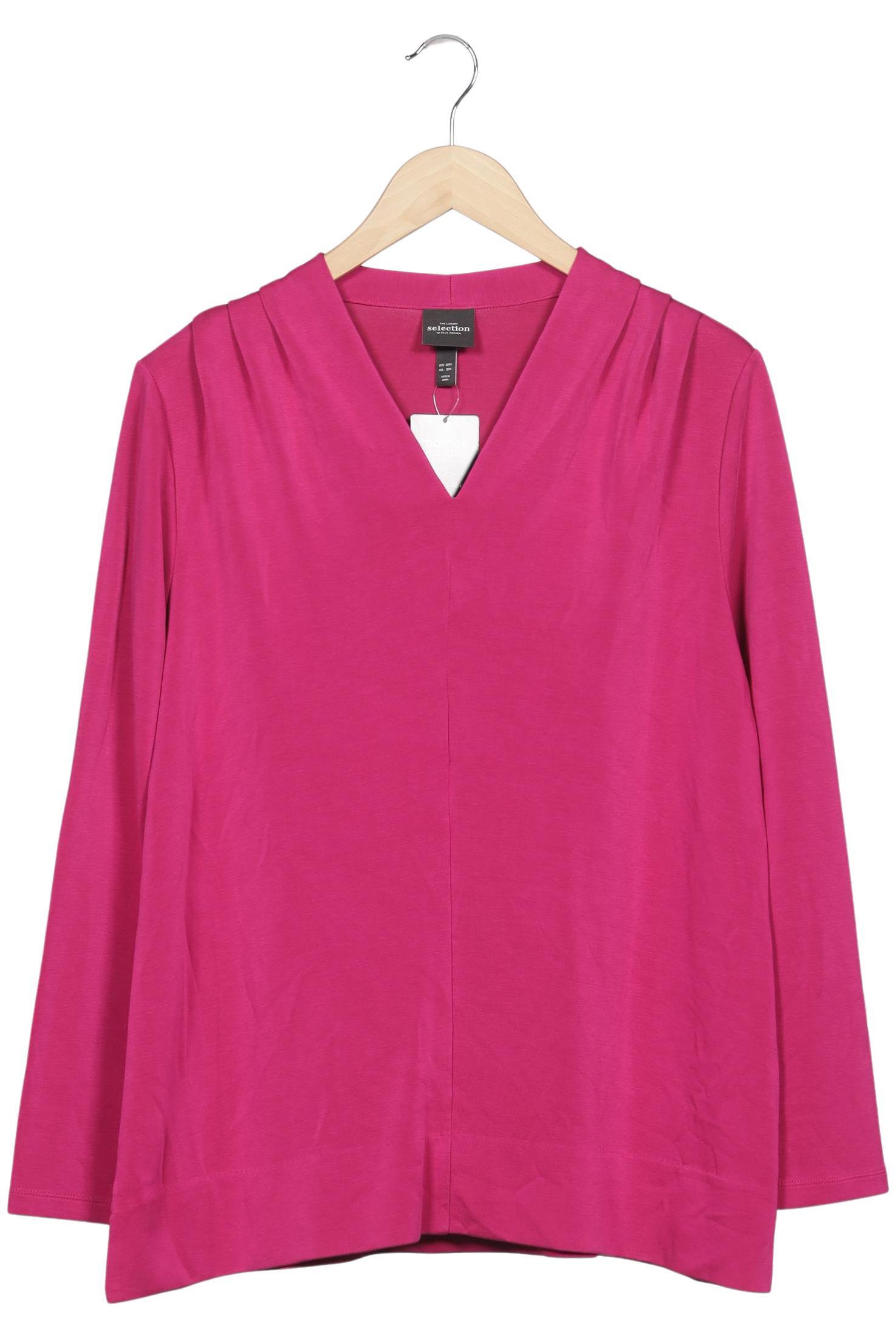 

Selection by Ulla Popken Damen Langarmshirt, pink, Gr. 58