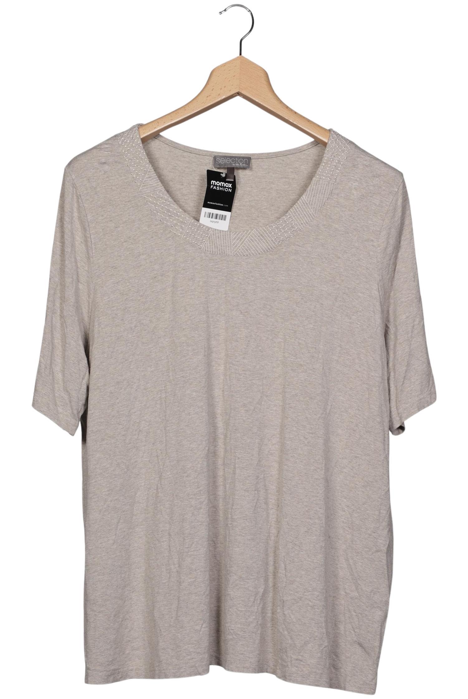 

Selection by Ulla Popken Damen T-Shirt, beige, Gr. 48