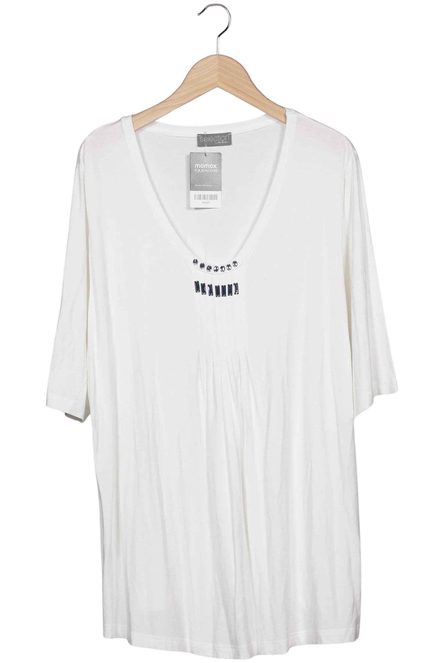 

Selection by Ulla Popken Damen T-Shirt, weiß, Gr. 50