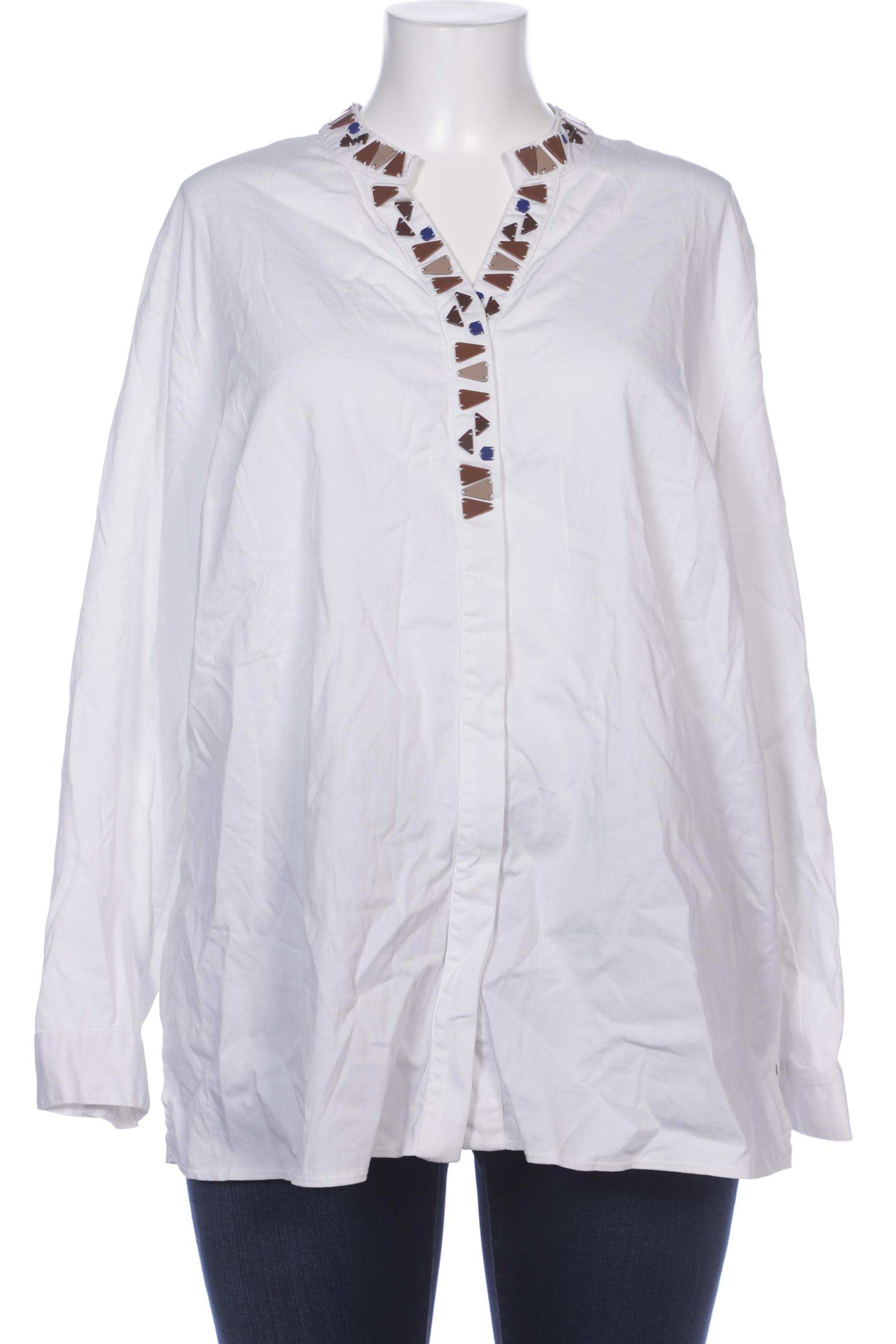 

Selection by Ulla Popken Damen Bluse, weiß, Gr. 50