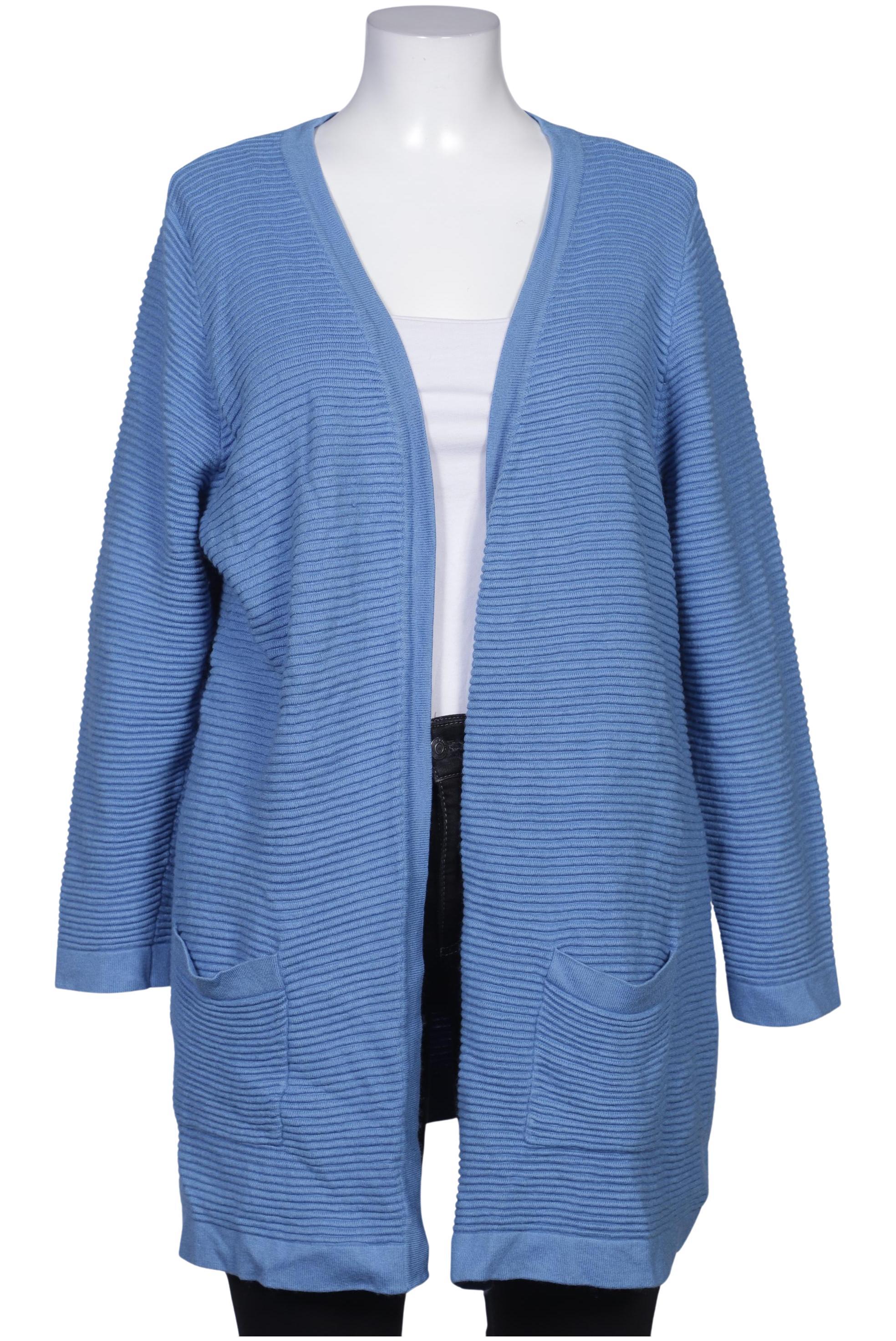 

Selection by Ulla Popken Damen Strickjacke, hellblau, Gr. 46