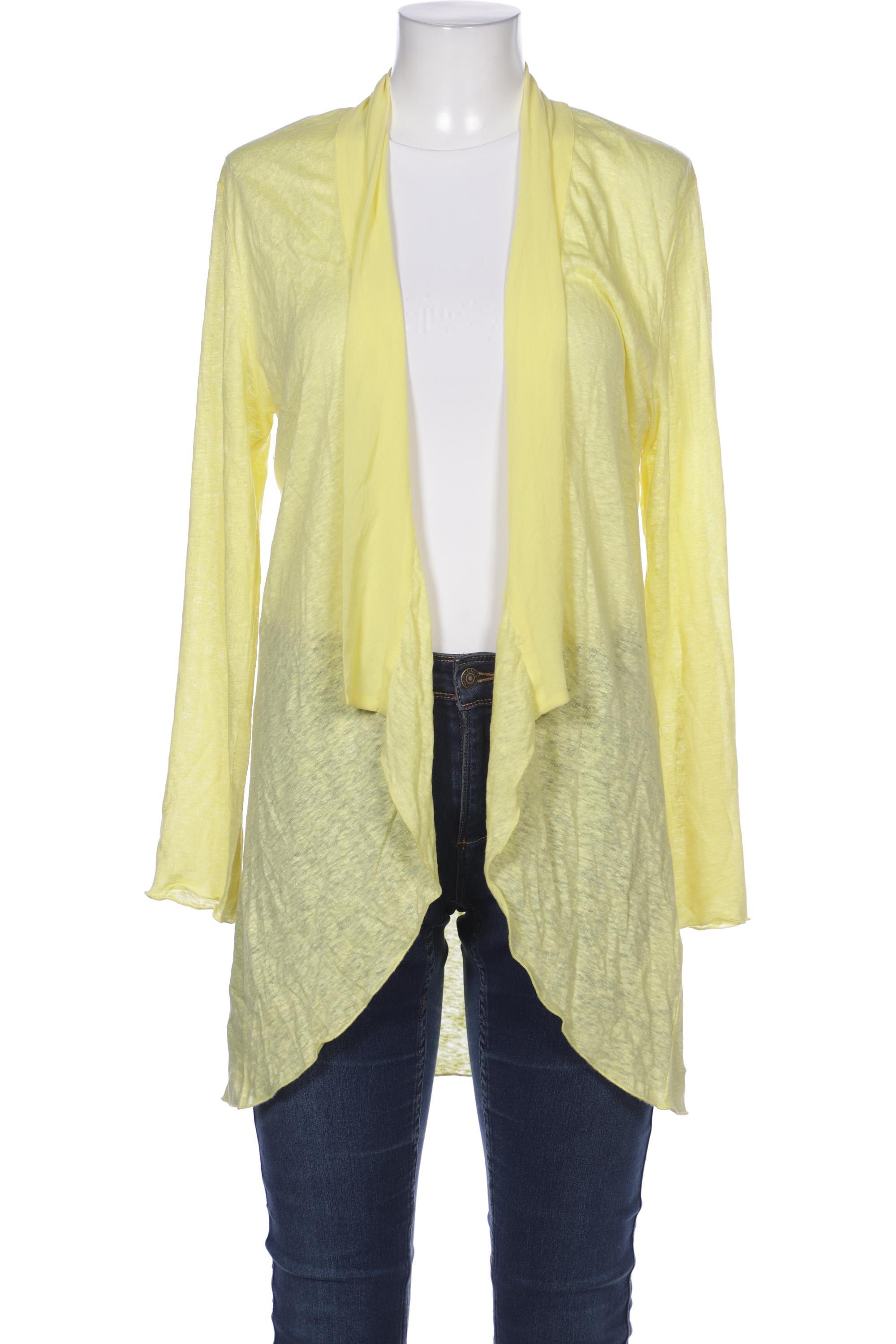 

Selection by Ulla Popken Damen Strickjacke, gelb, Gr. 44