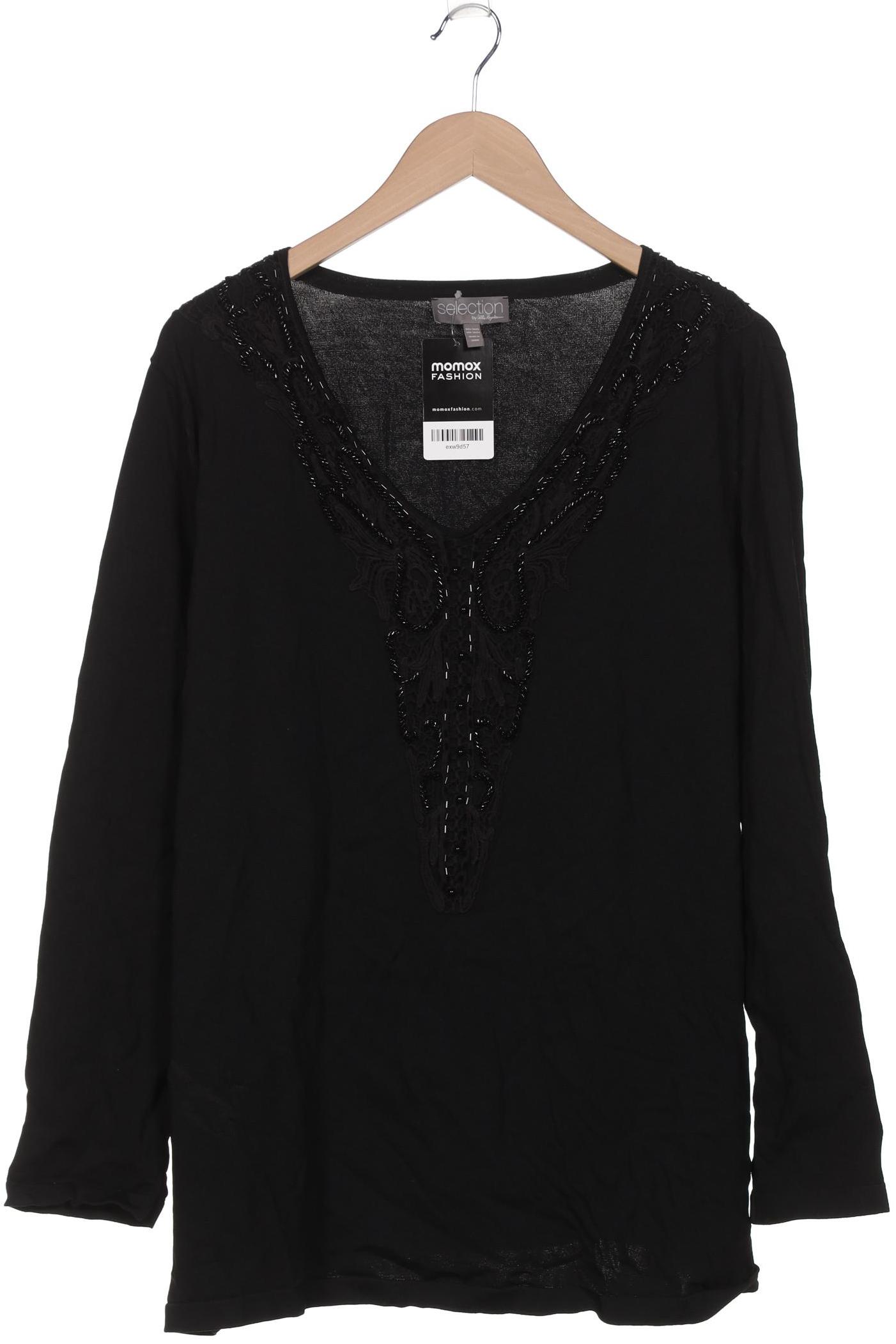 

Selection by Ulla Popken Damen Langarmshirt, schwarz, Gr. 50