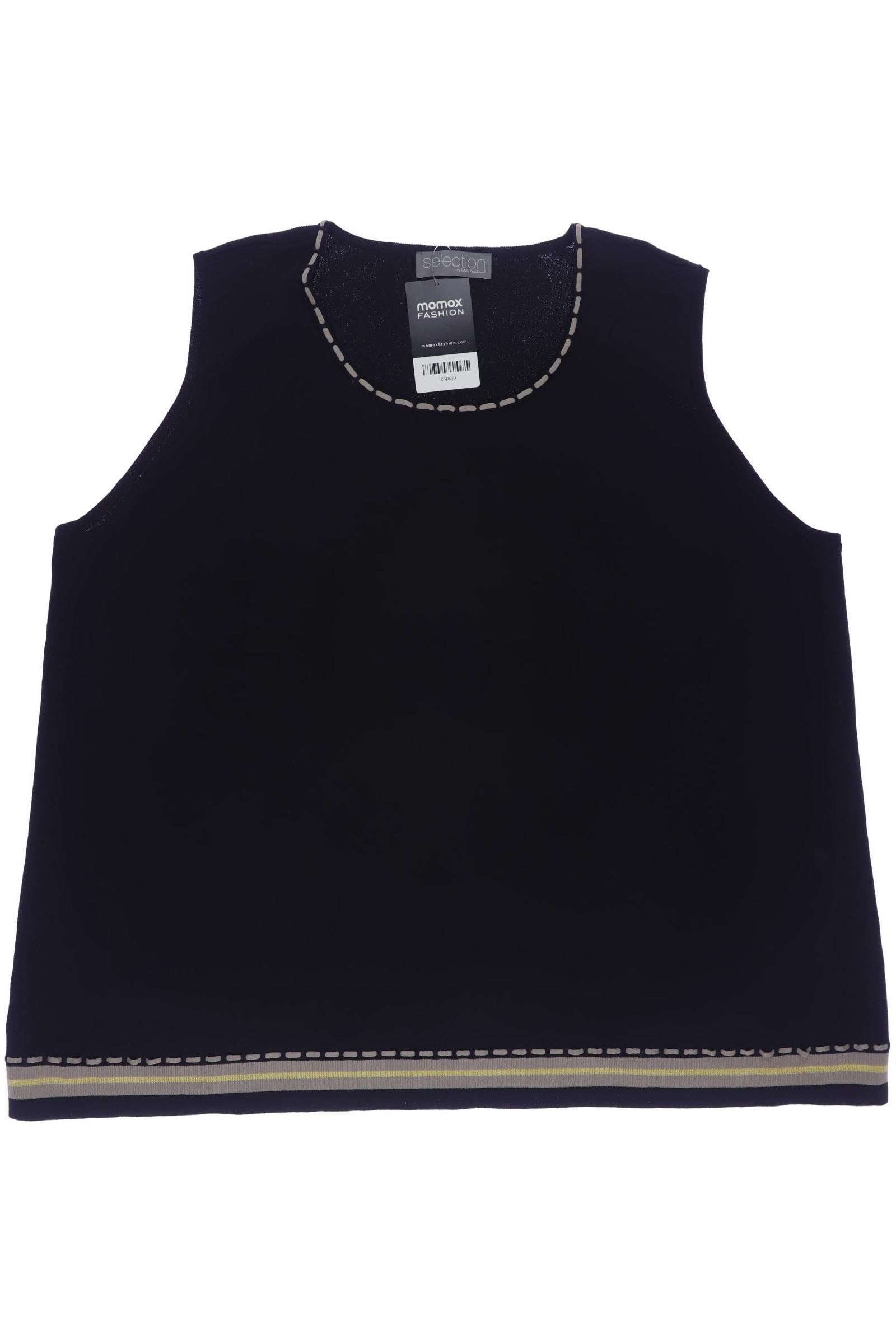 

Selection by Ulla Popken Damen Top, schwarz, Gr. 50