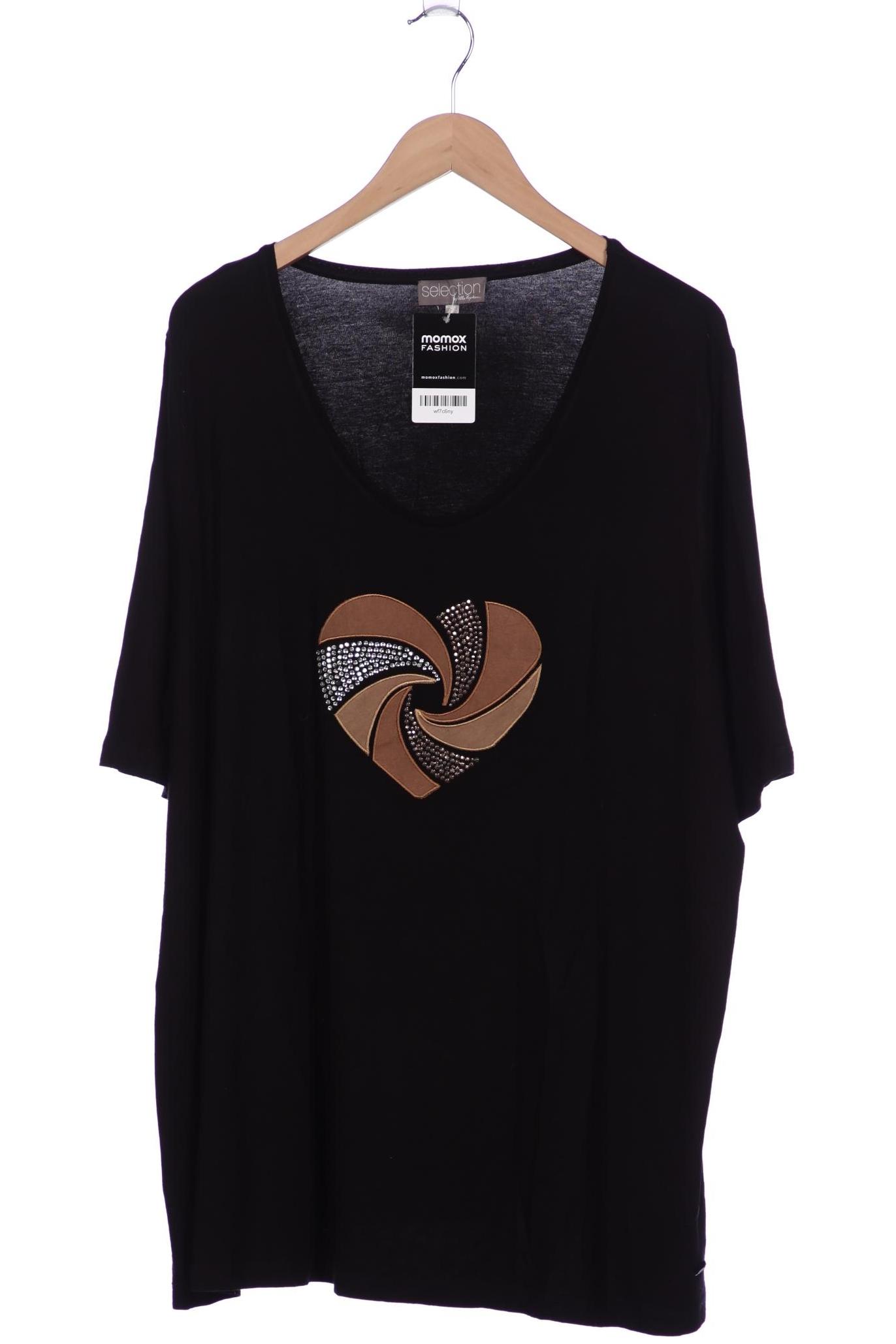 

Selection by Ulla Popken Damen T-Shirt, schwarz, Gr. 50