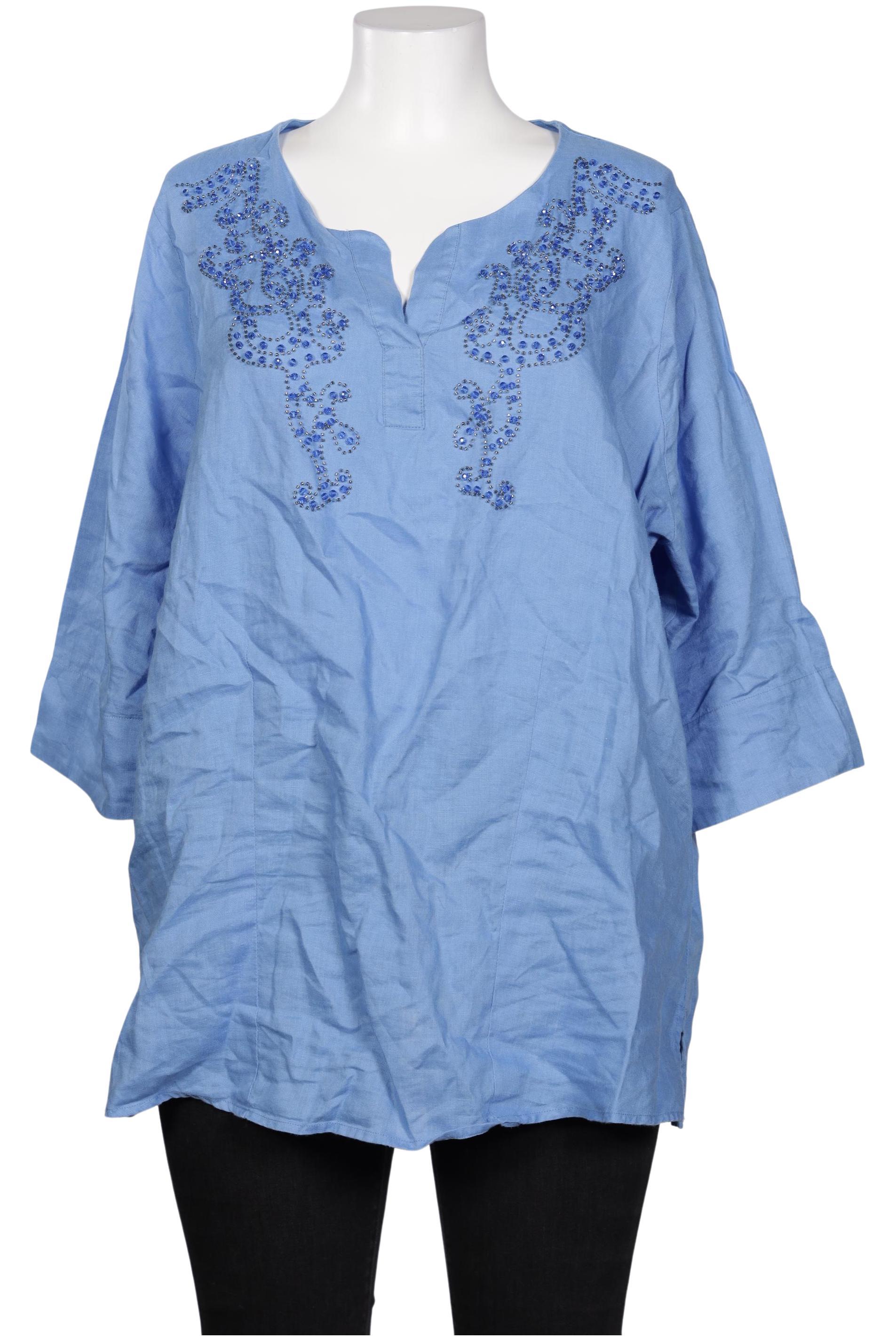 

Selection by Ulla Popken Damen Bluse, hellblau, Gr. 50