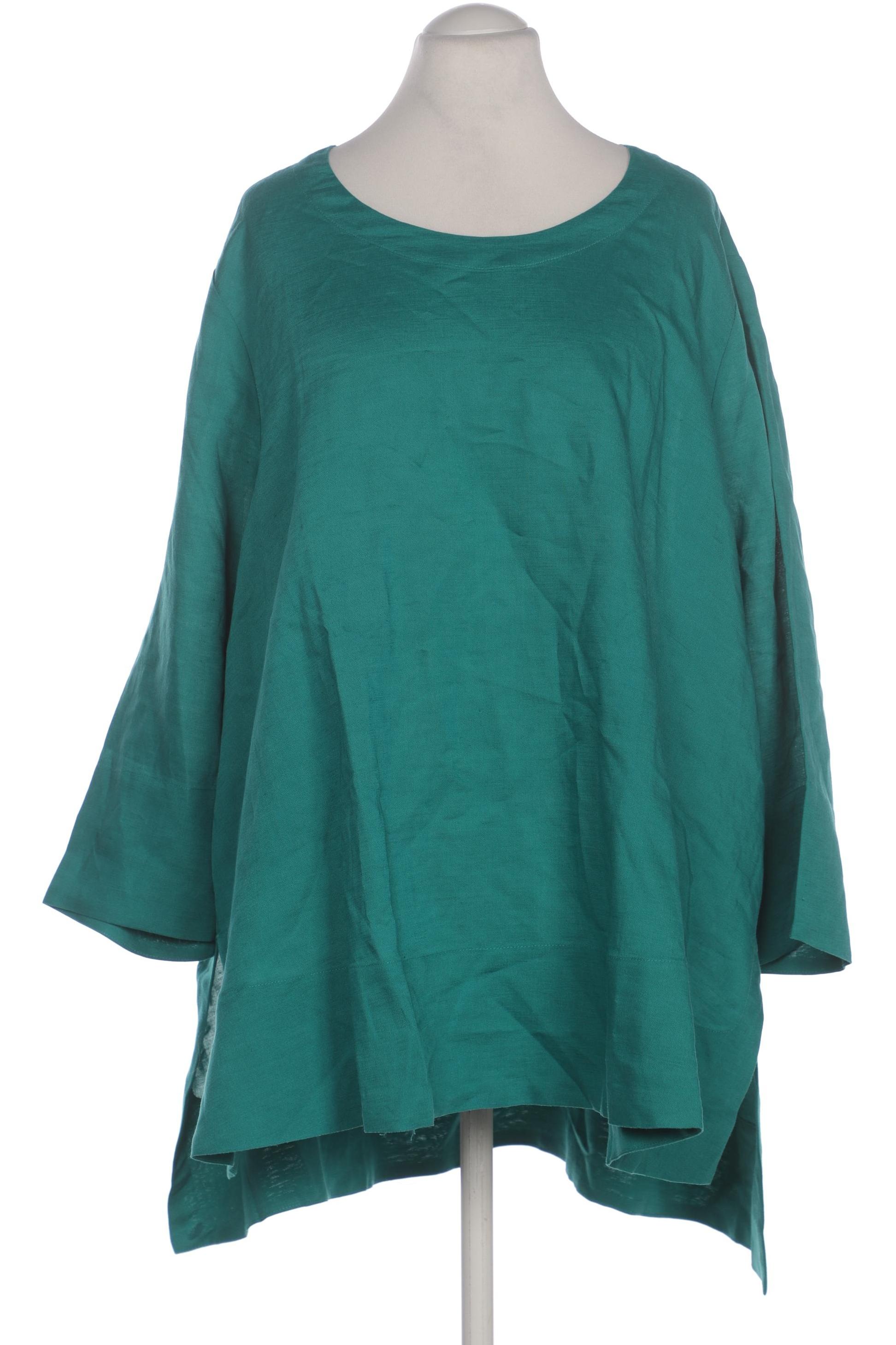 

Selection by Ulla Popken Damen Bluse, türkis, Gr. 54