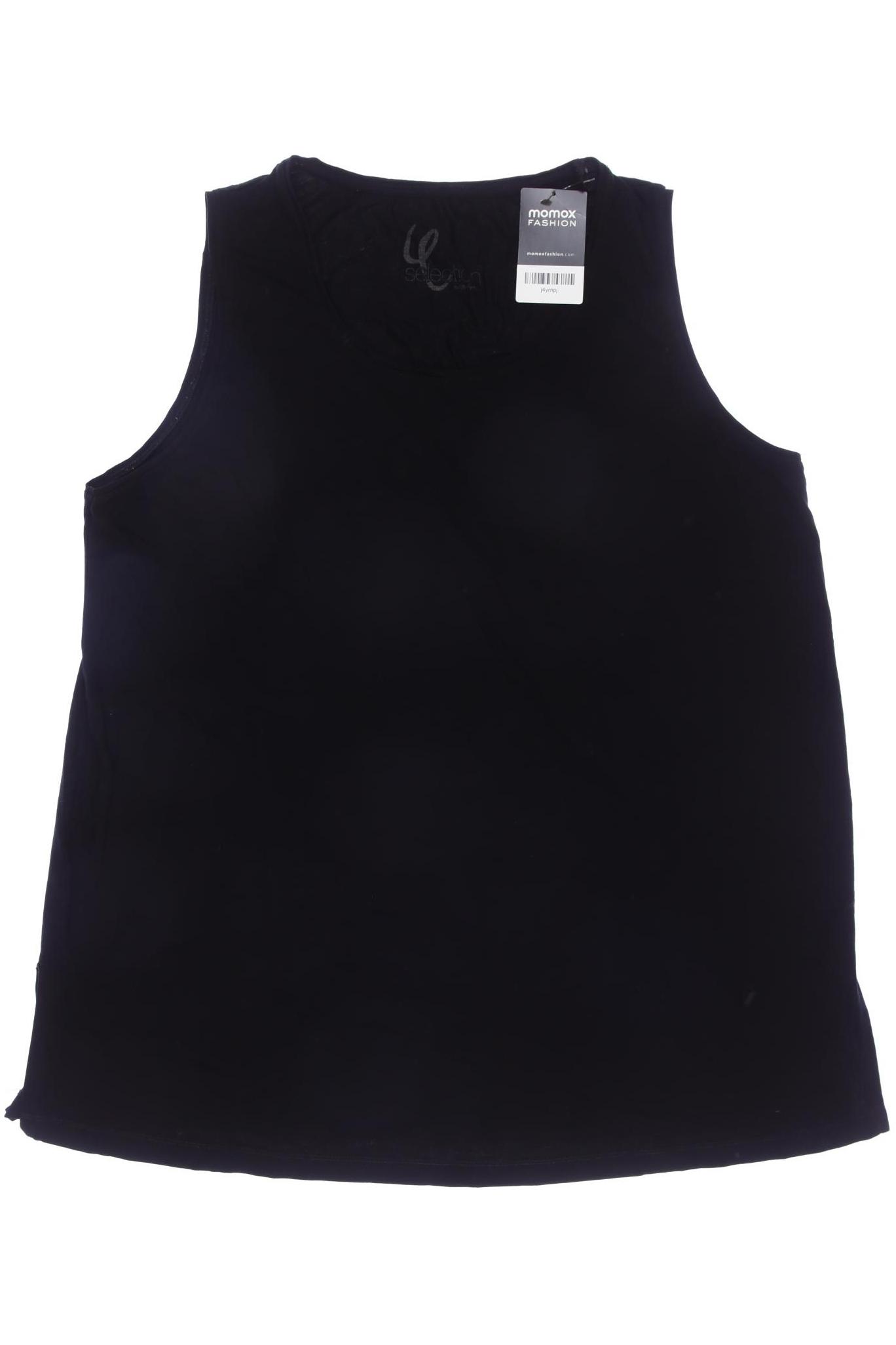 

Selection by Ulla Popken Damen Top, schwarz, Gr. 46