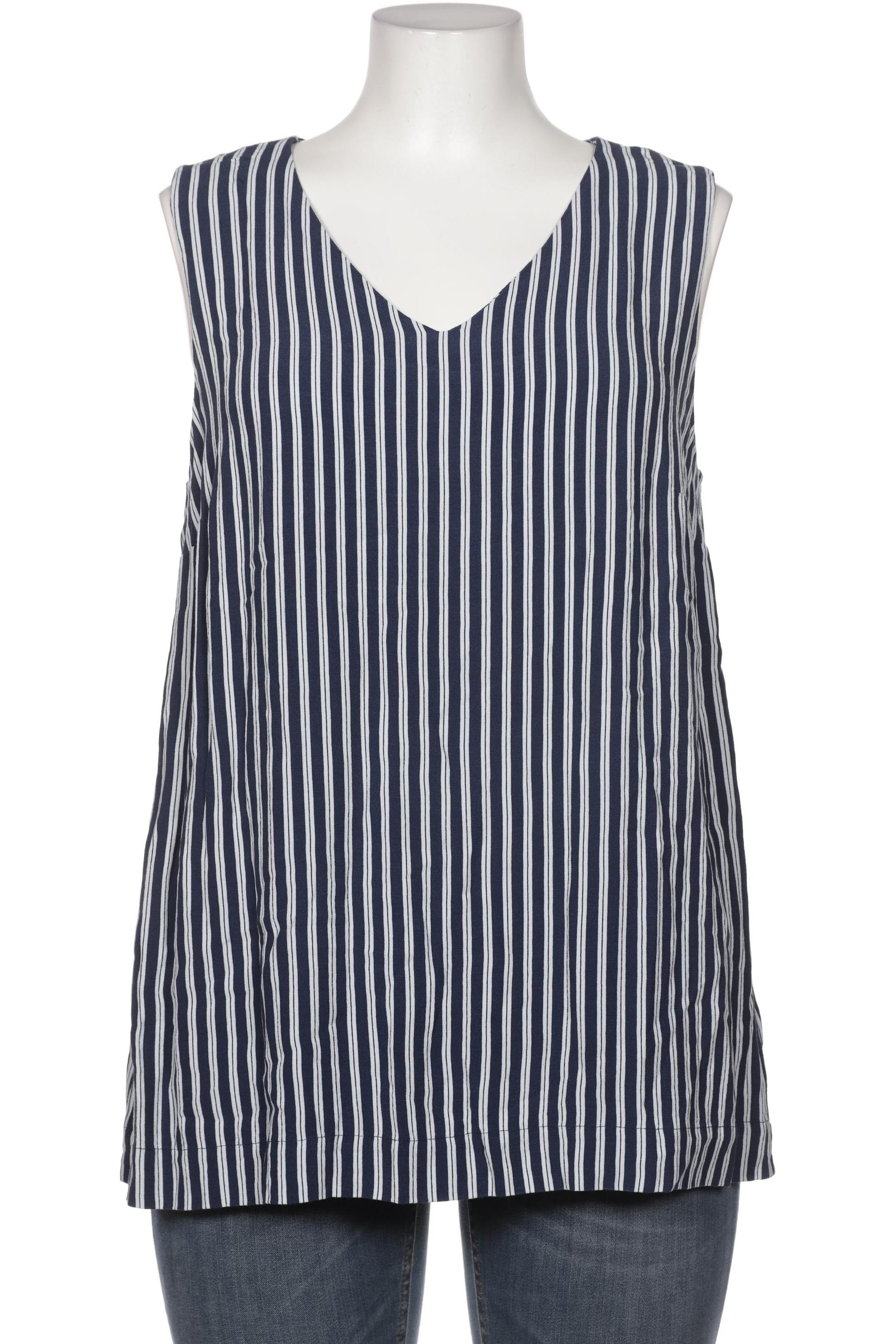 

Selection by Ulla Popken Damen Bluse, marineblau, Gr. 46